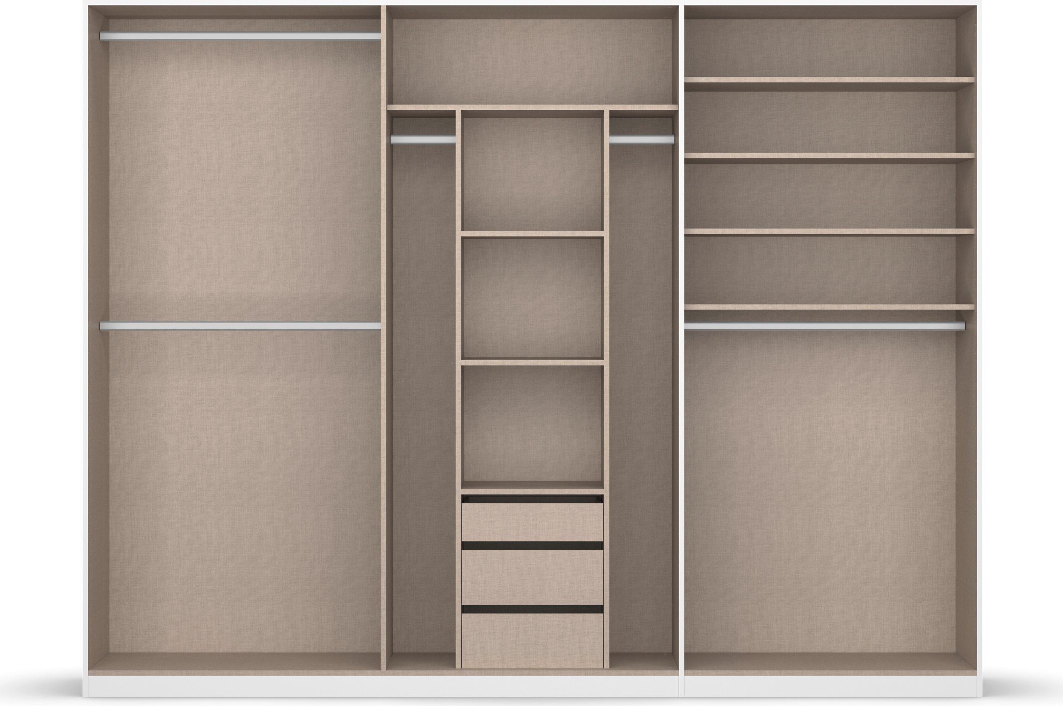 rauch Draaideurkast Oteli incl. passe-partout optioneel met verlichting