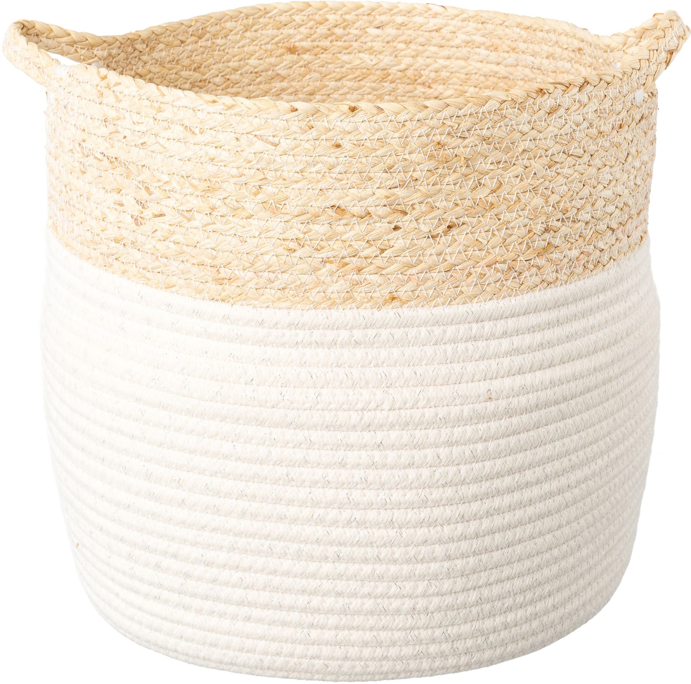 Creativ deco Opbergmand 3 maten stapelbaar: 20x20 cm, 25x25 cm, 30x30 cm (set, 3 stuks)