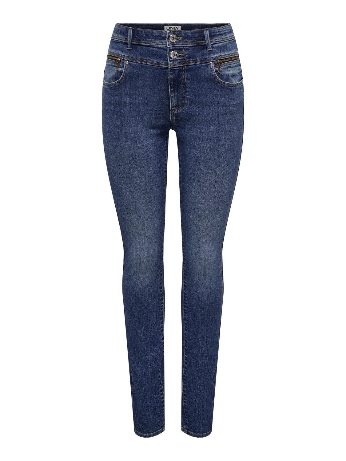 Only Skinny fit jeans ONLDAISY HW DB YOKE ZIP SKINNY DNM PIM