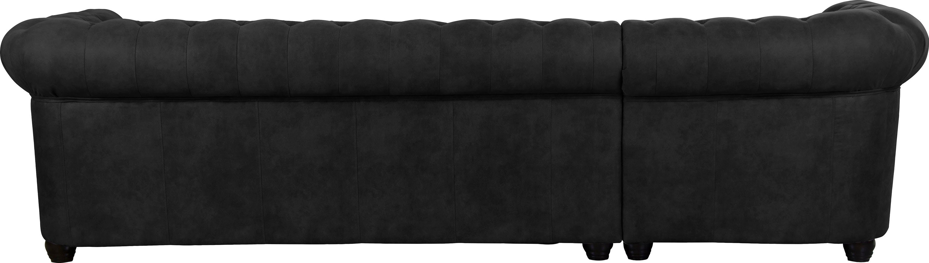 Home affaire Chesterfield-bank Rysum L-vorm Chesterfield-look, lange zijde links of rechts