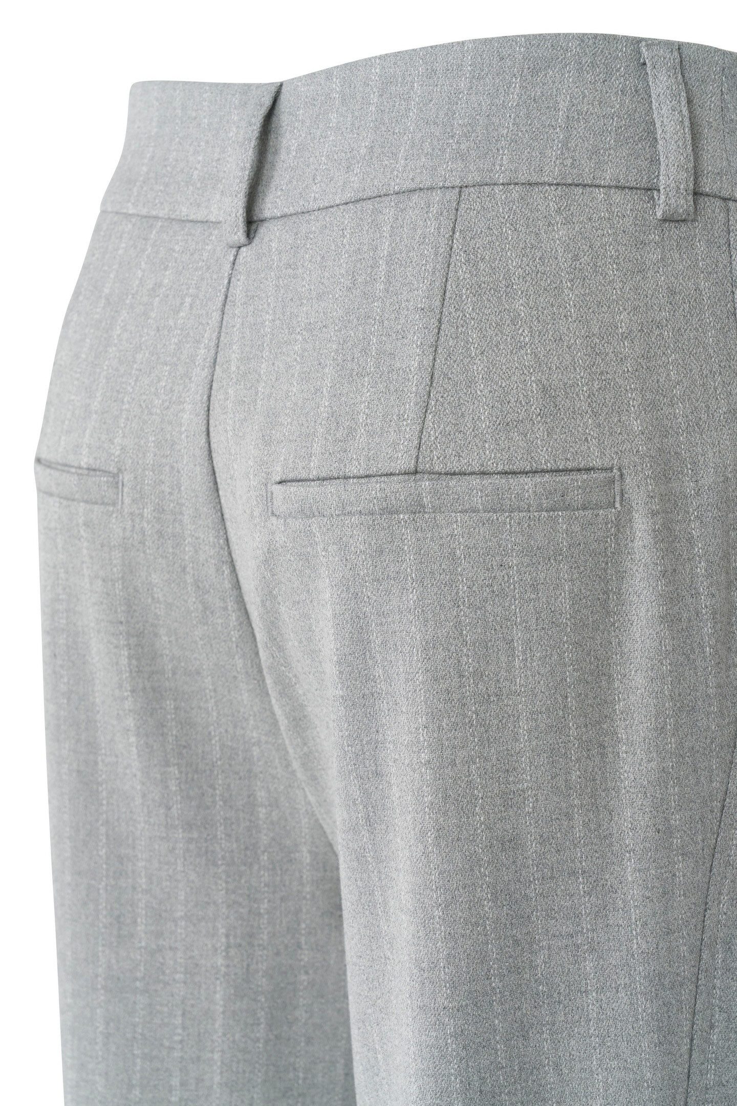 Bugatti Stoffen broek met strepen & persvouwen