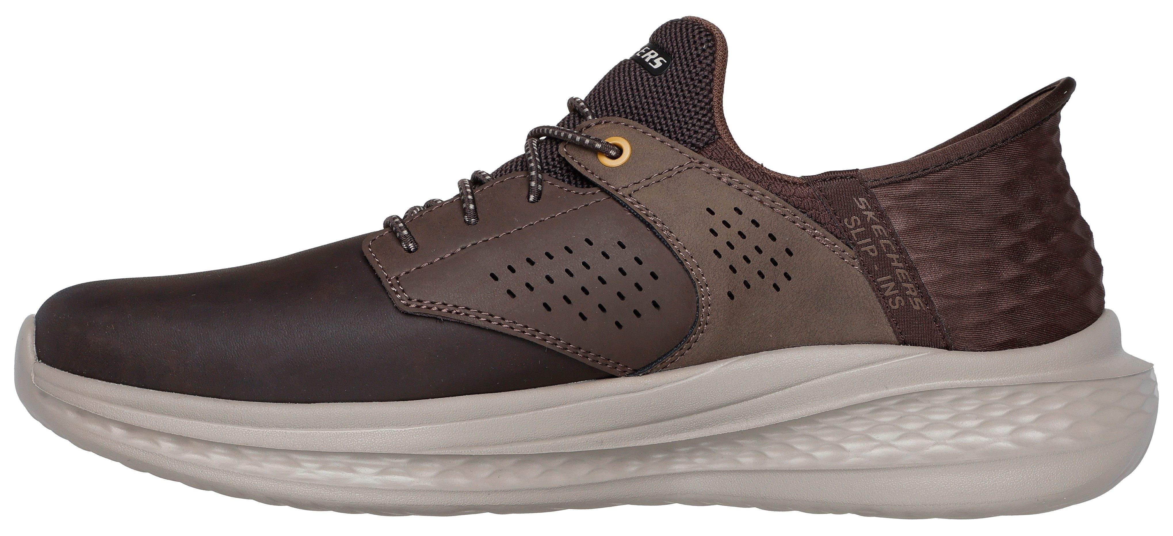 Skechers Slip-on sneakers Slade Comfort schoen met comfortabel Heel Pillow™ hielkussen