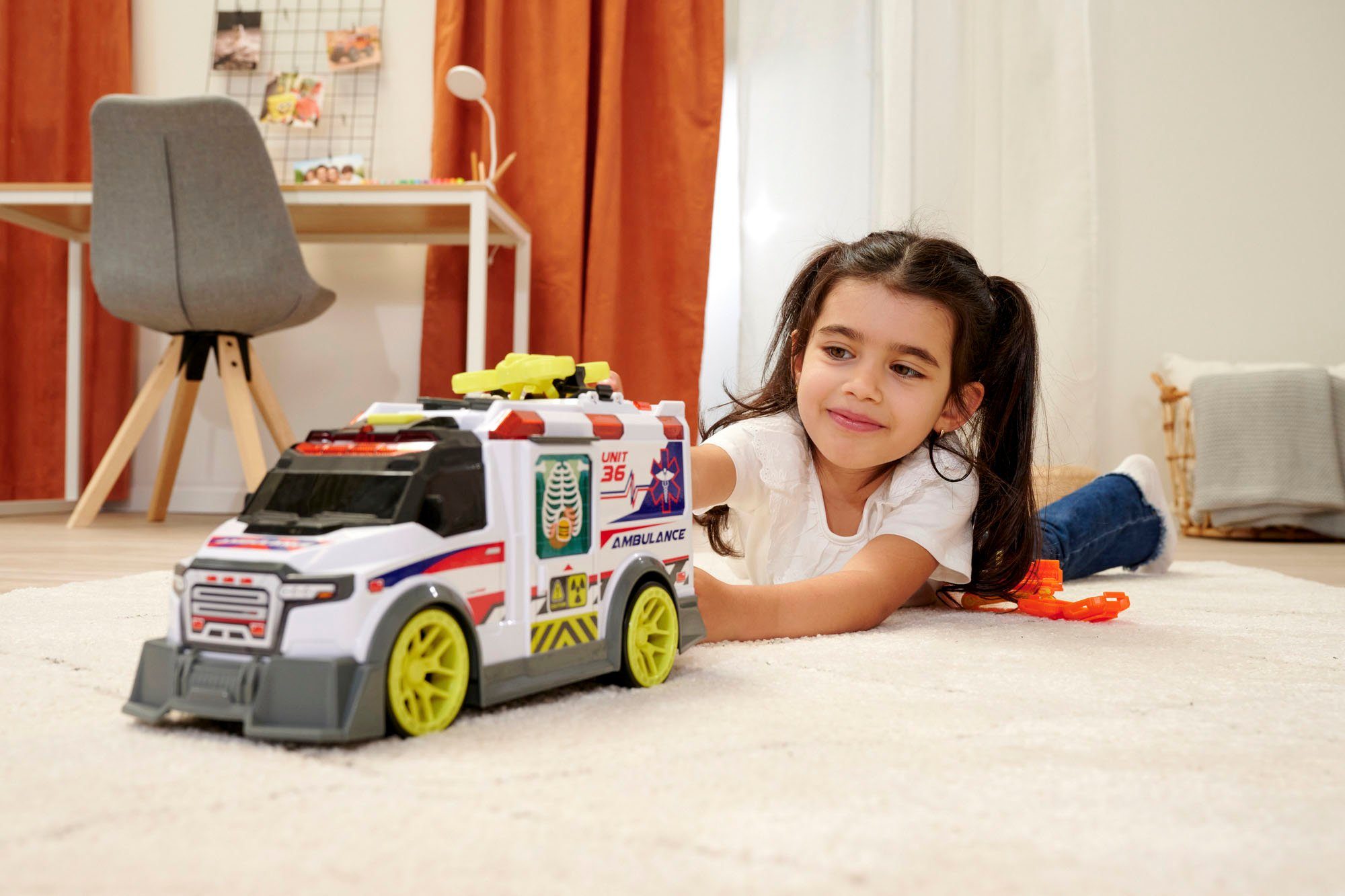 Dickie Toys Speelgoed-ambulance Ambulance met licht en geluid