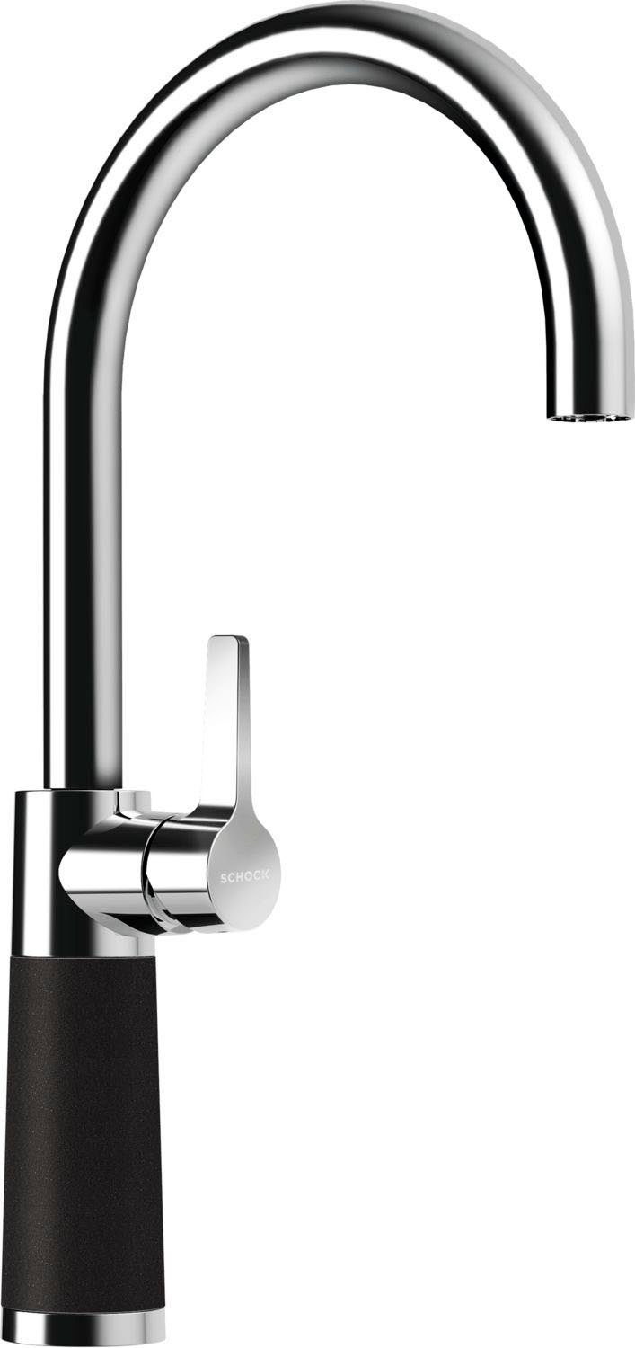 Schock Keukenkraan SC-520 FA Feestuitloop, draaibereik 360° keukenkranen zwart