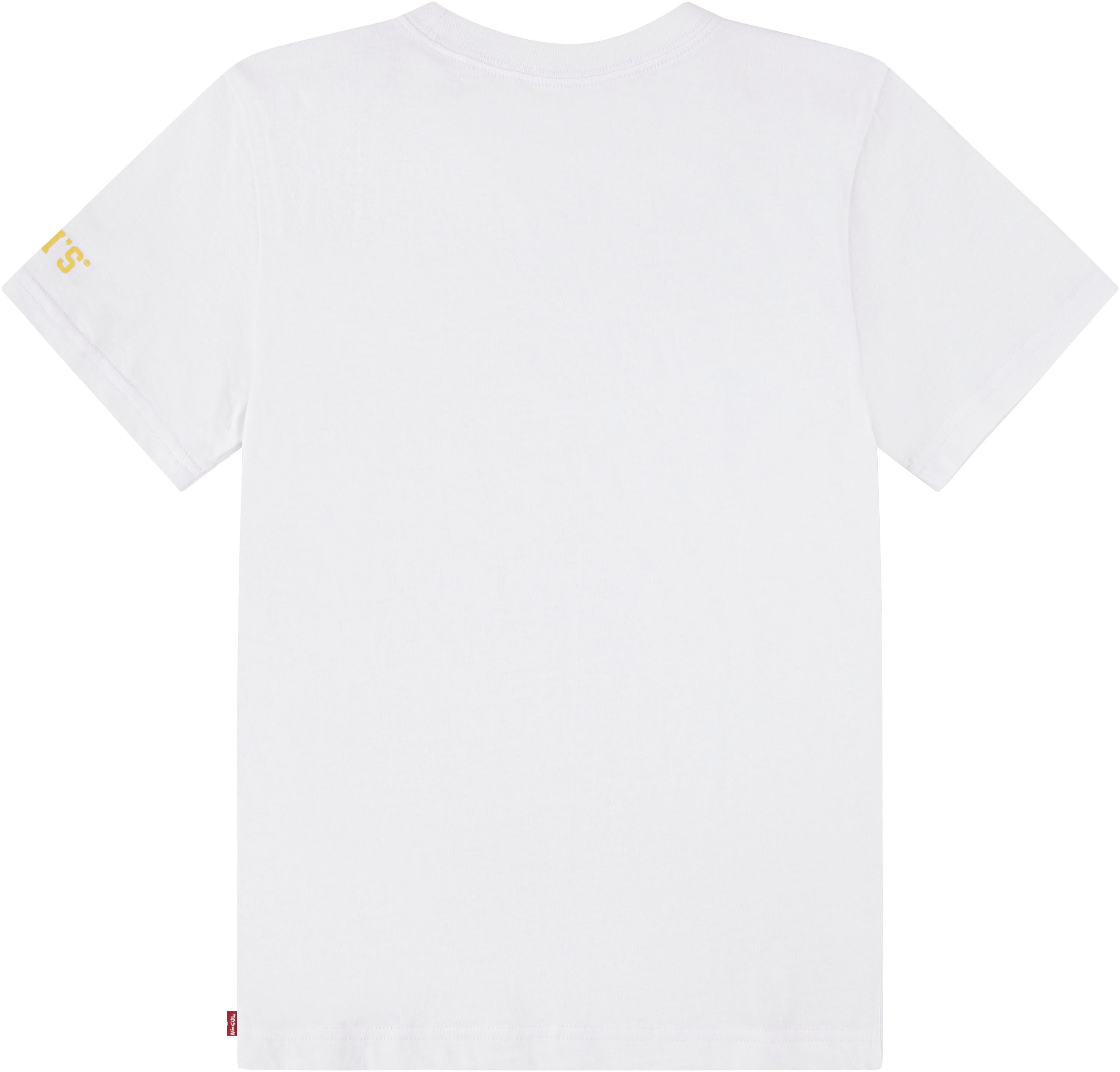 Levi's Kidswear T-shirt LVB "LS" MONOGRAM TEE met merkdruk voor jongens