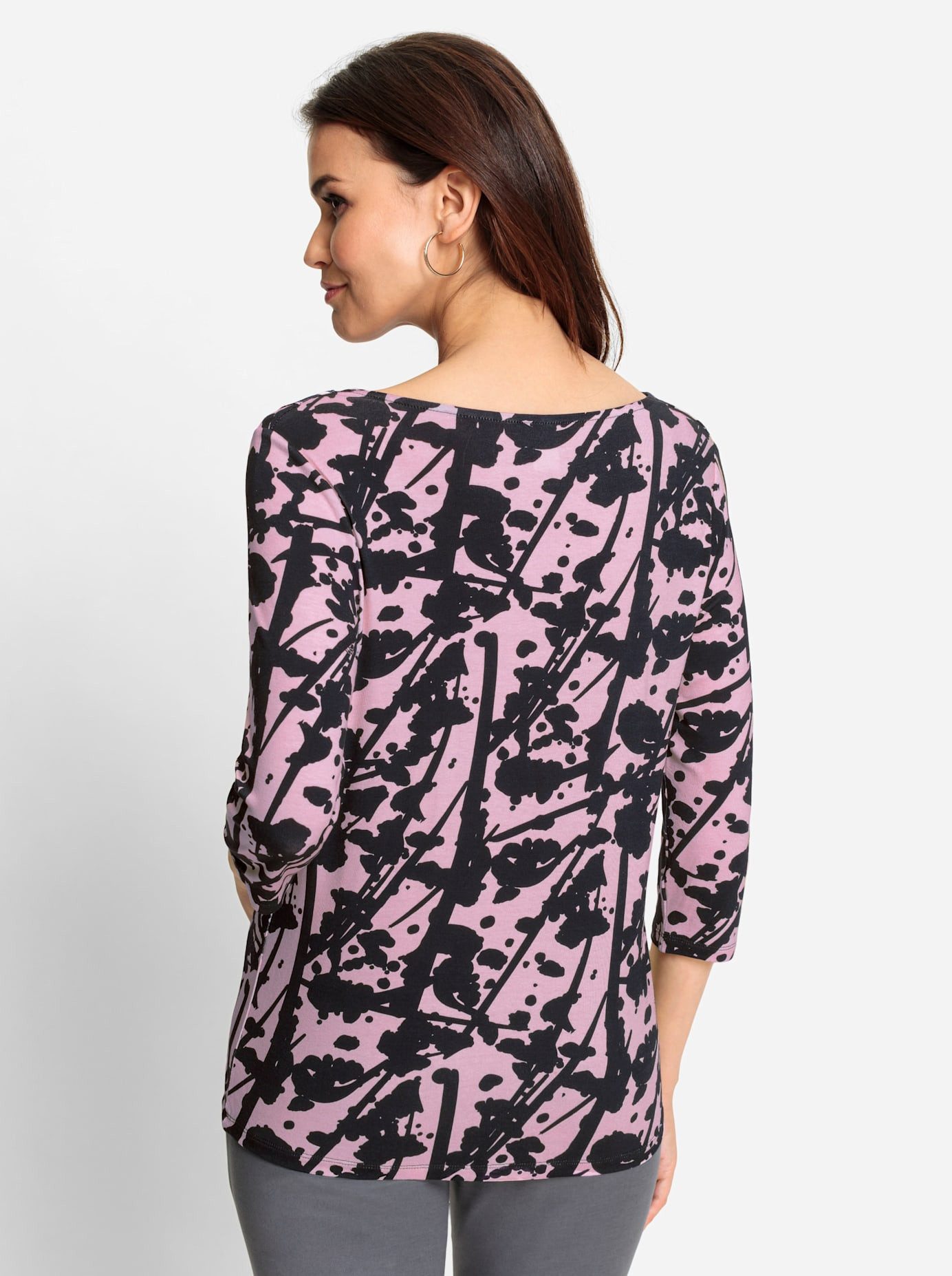Classic Inspirationen Shirt met cascadehals Shirt (1-delig)