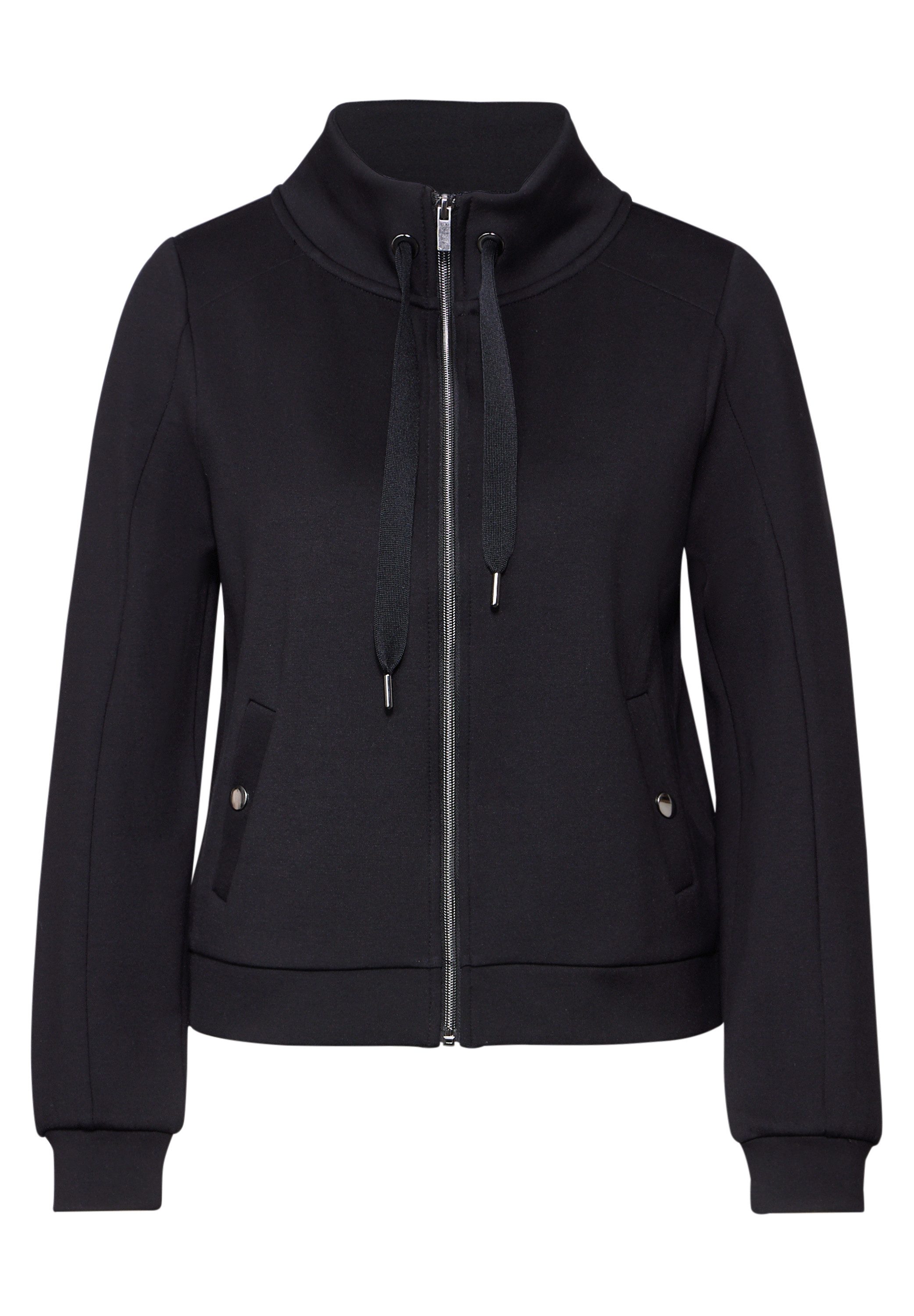 STREET ONE Sweatvest met een rijgkoord