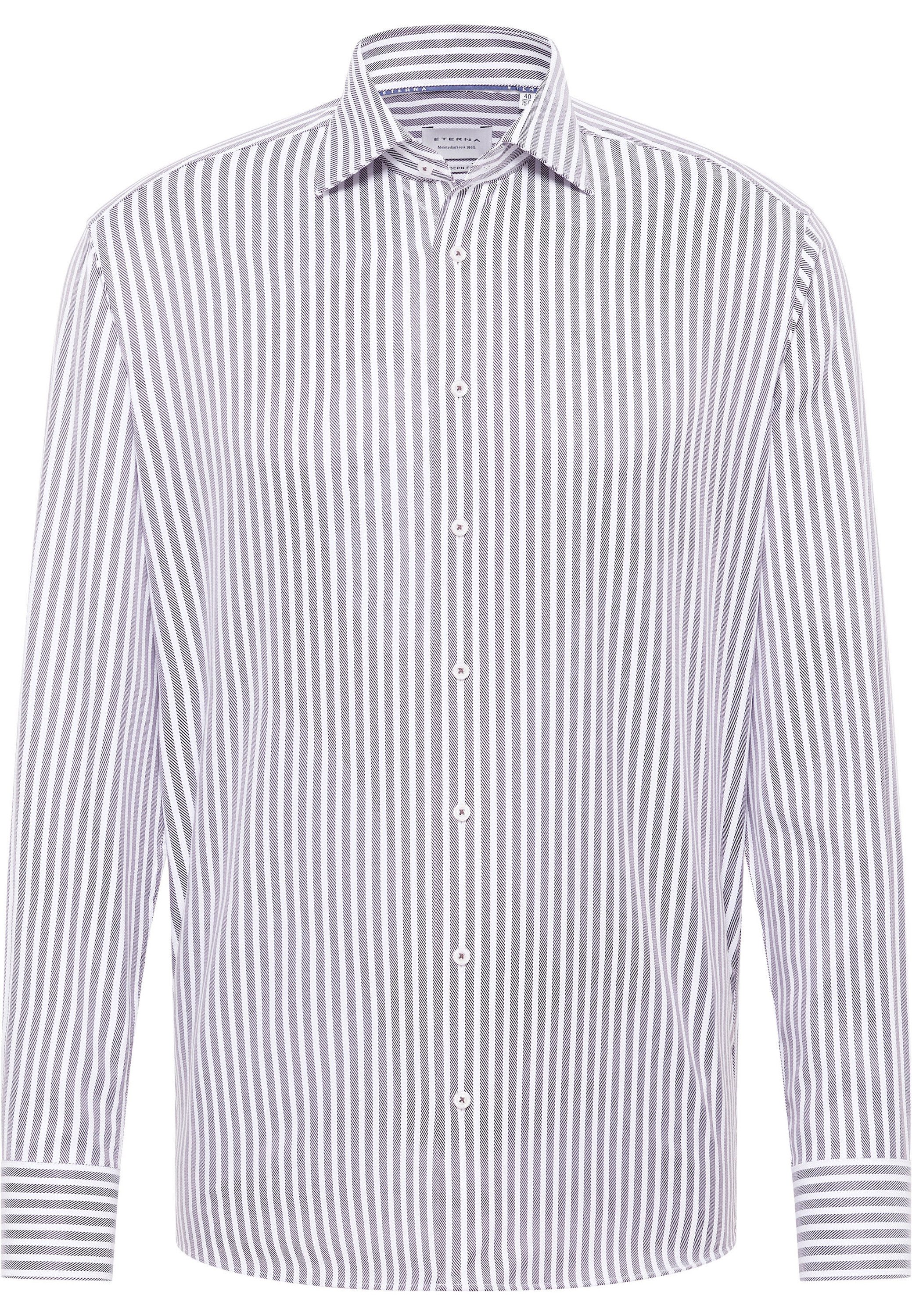 Eterna Overhemd met lange mouwen MODERN FIT NON IRON (strijkvrij)