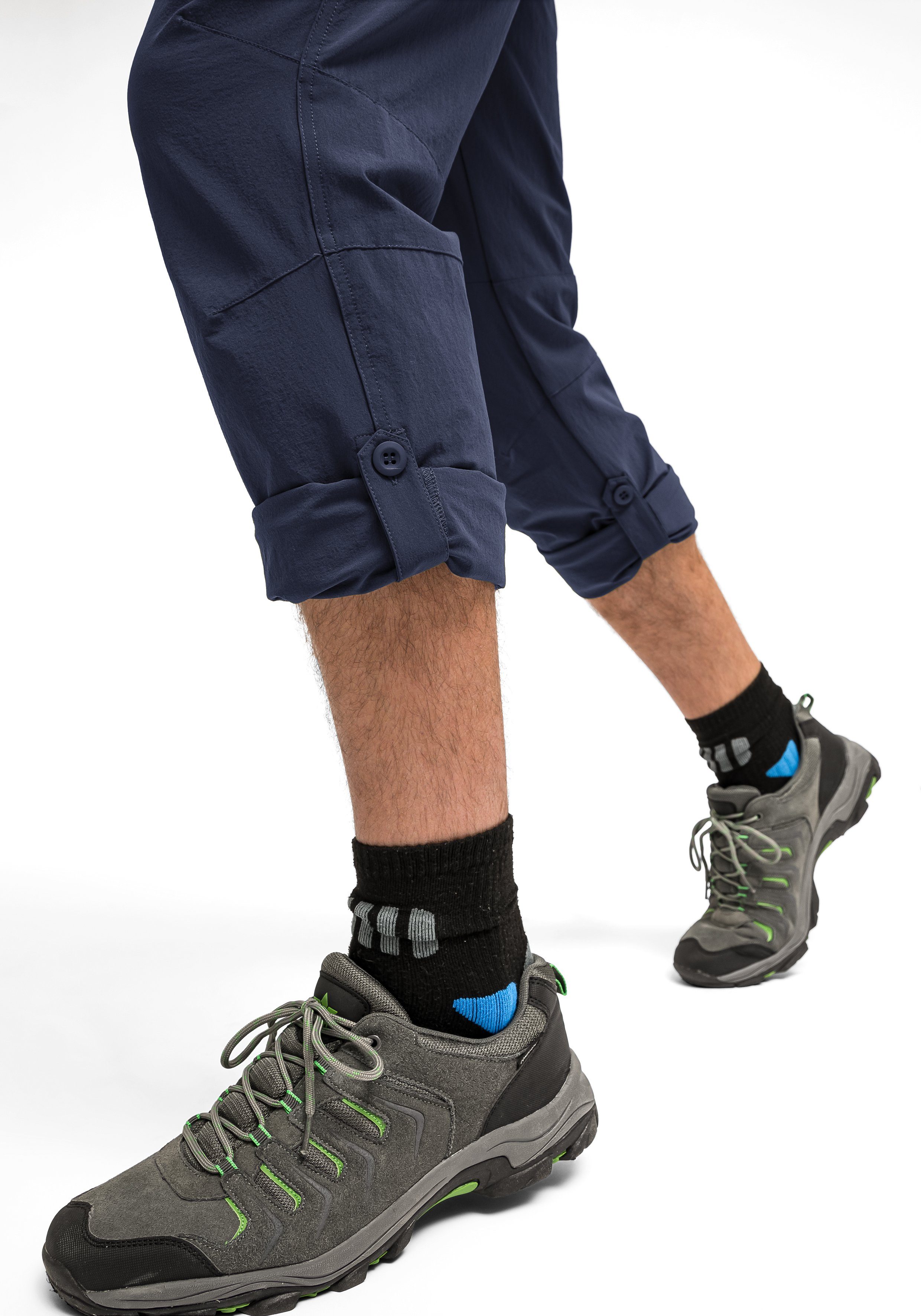 Maier Sports Functionele broek Nil Herenwandelbroek, ventilerende outdoorbroek met oprolfunctie