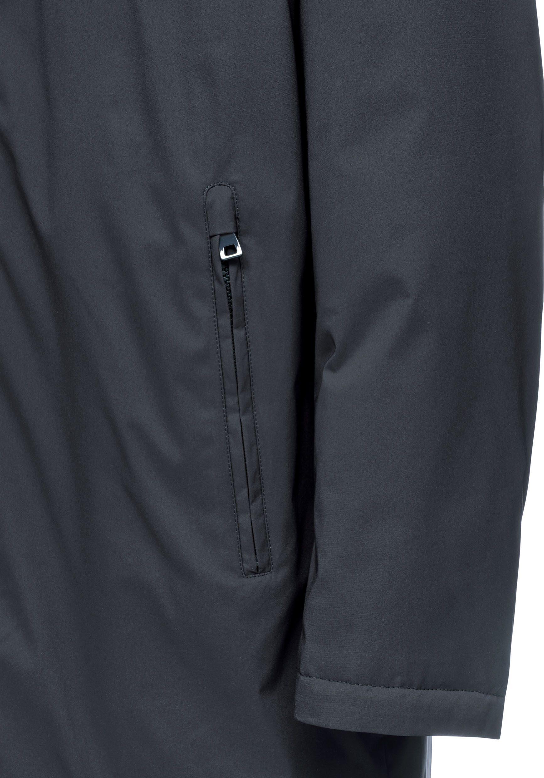 Geox Parka Aurelio met afneembare capuchon, ritszakken, verborgen sluiting