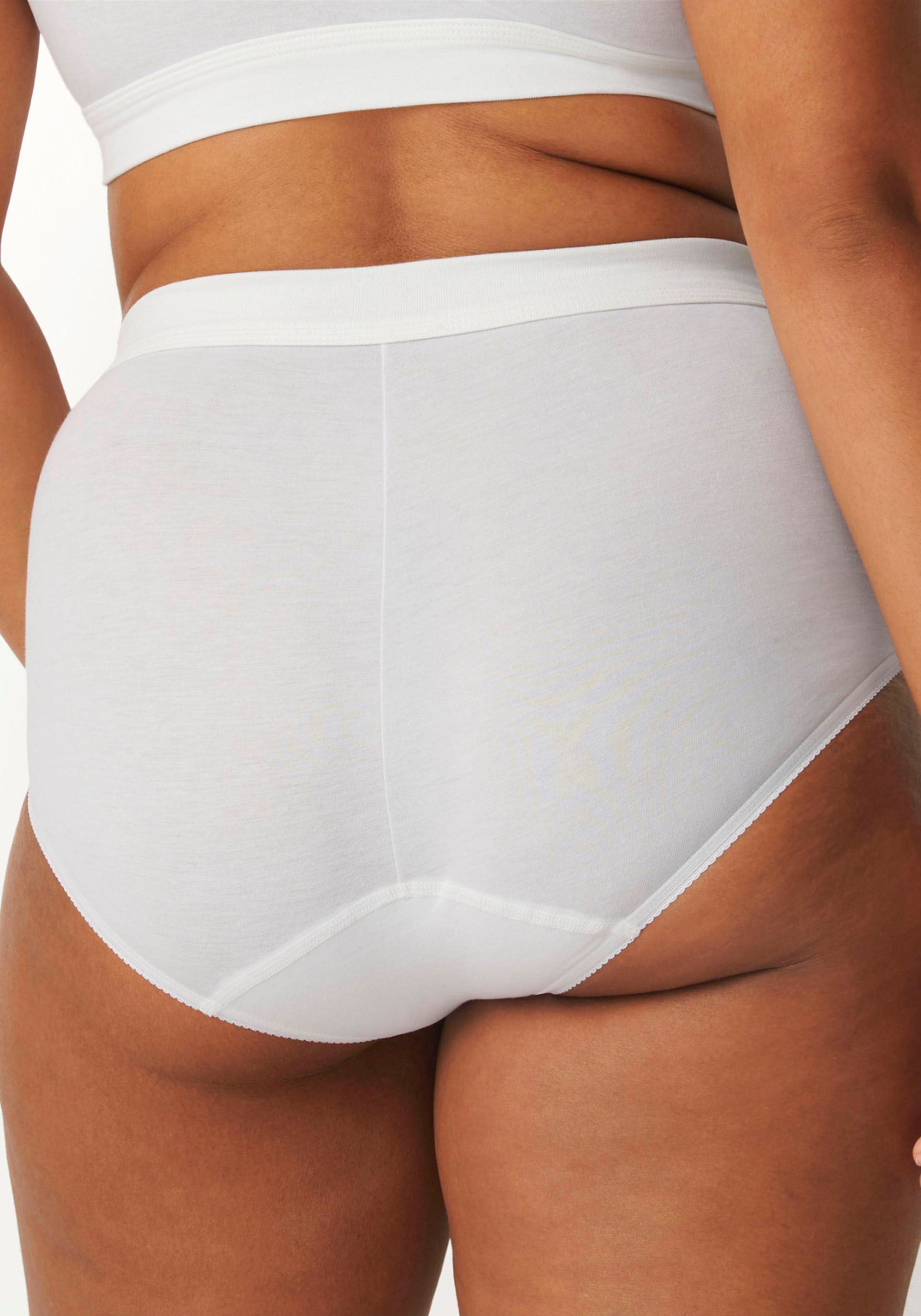 Sloggi Maxislip Double comfort Katoenmix, elastisch, zacht, sportieve look, ademend (2 stuks, Set van 2)