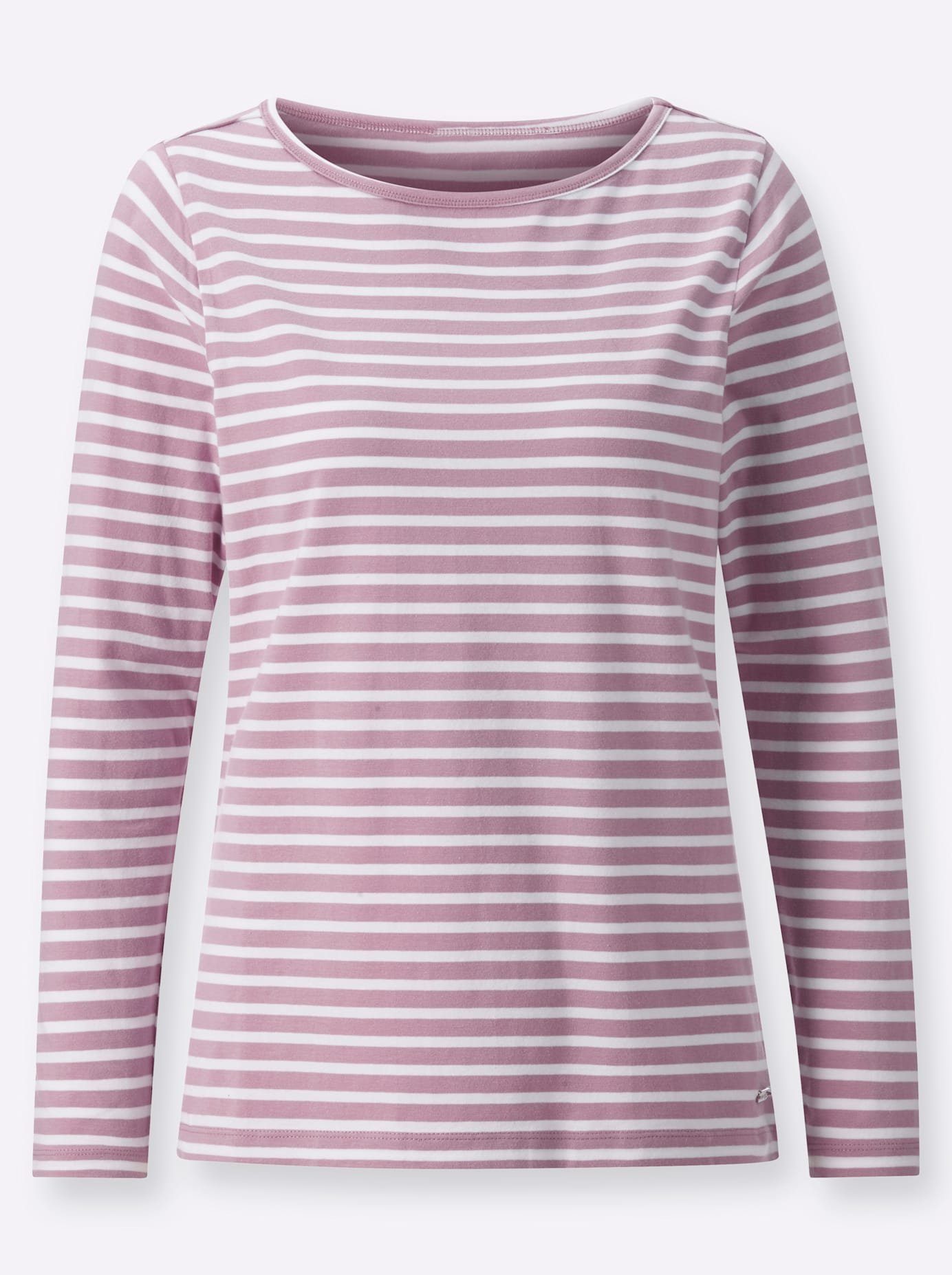 Casual Looks Shirt met lange mouwen Gestreept shirt (1-delig)