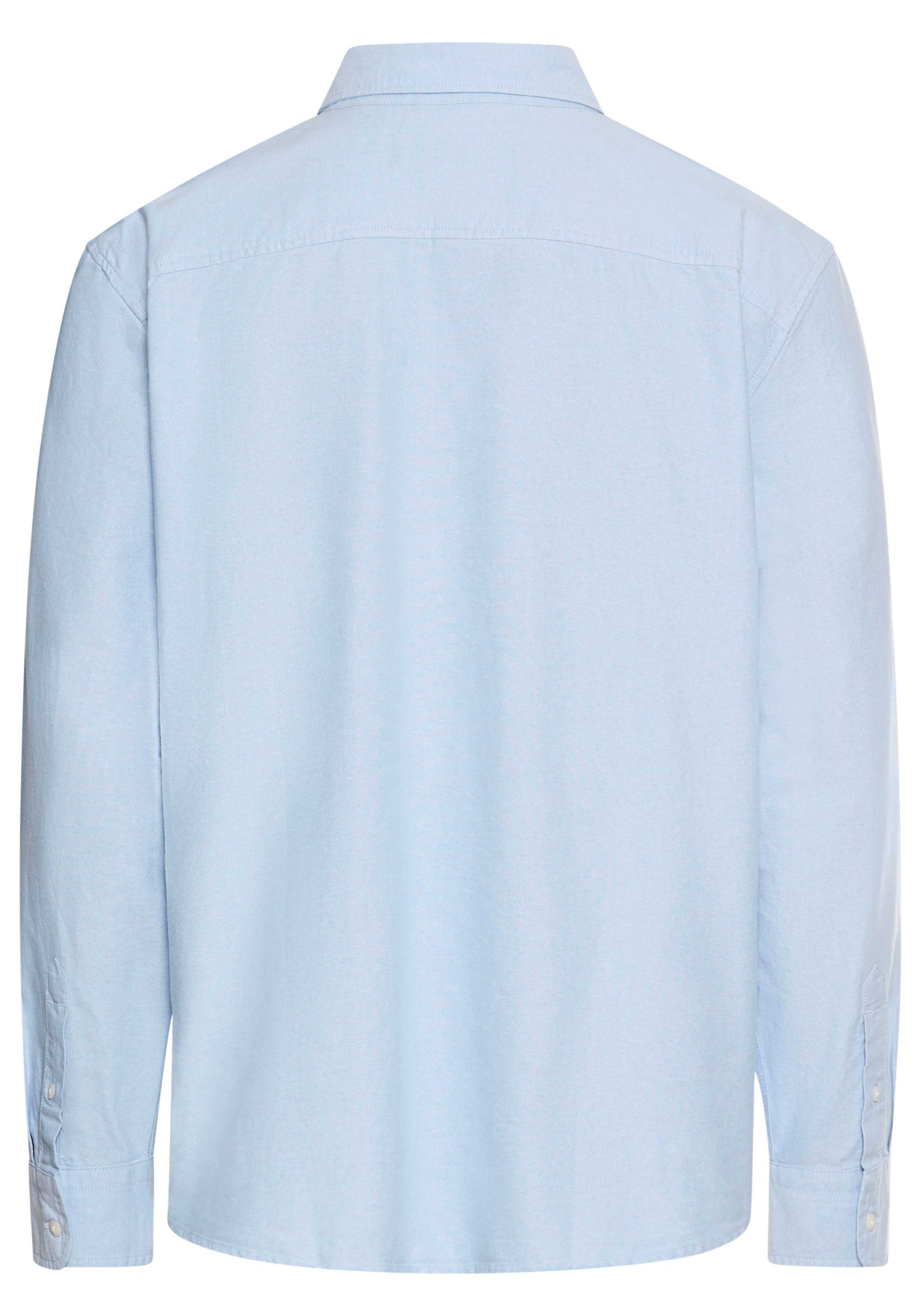 Levi's® Overhemd met lange mouwen AUTHENTIC BUTTON DOWN met ton-in-ton logo-borduursel op de borst