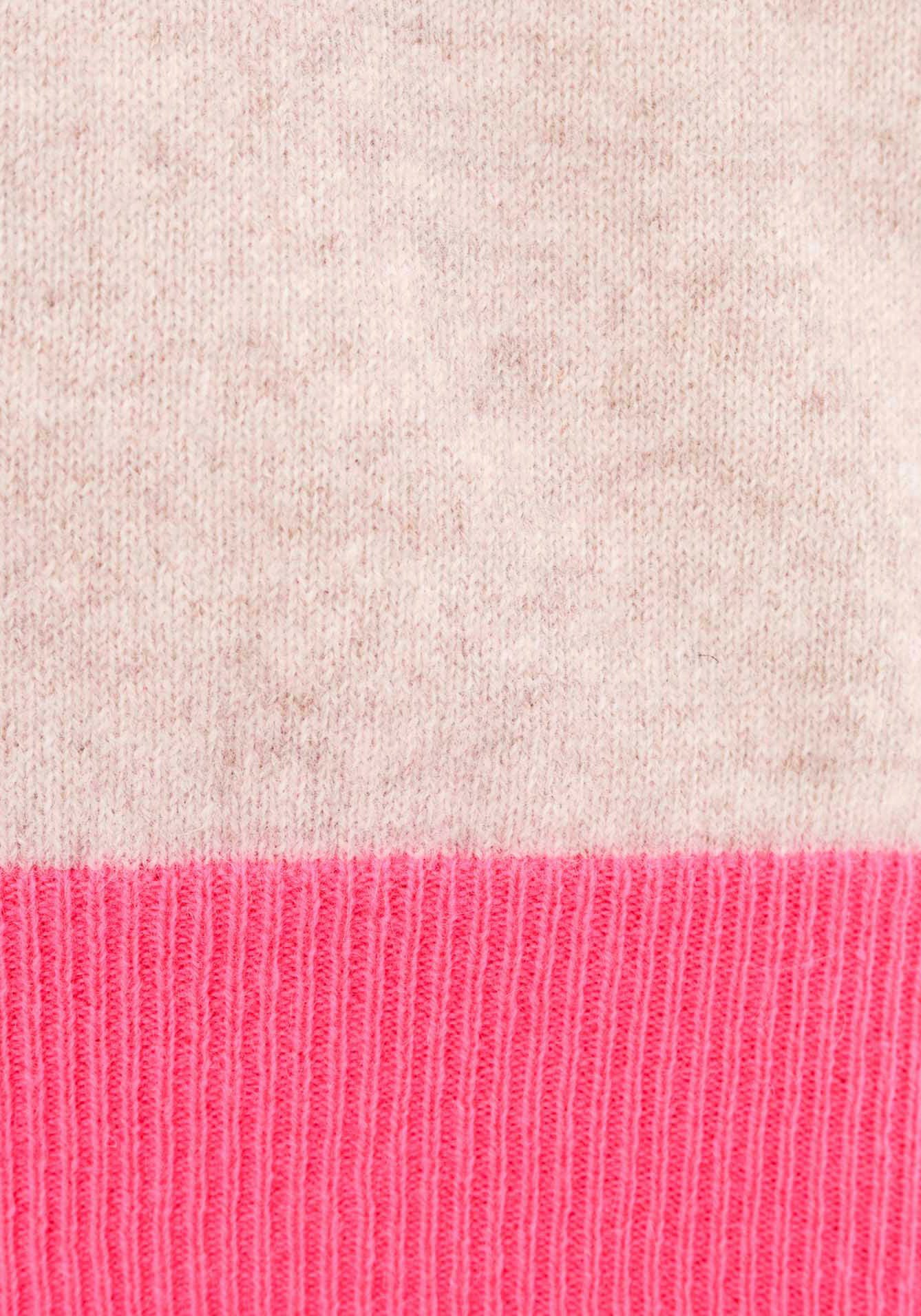 Zwillingsherz Kasjmiertrui Roundneck with "Colored Edges"