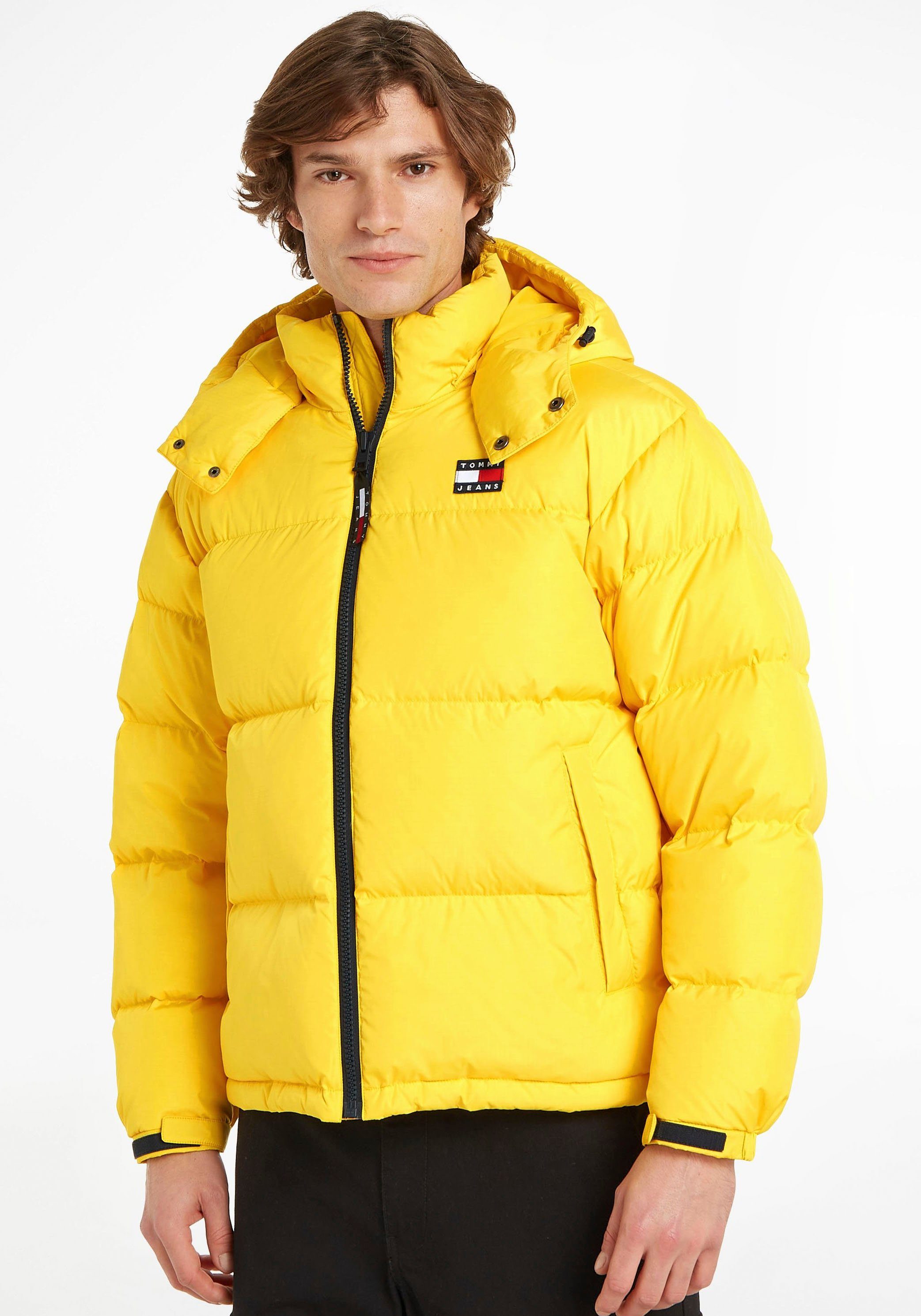 TOMMY JEANS Gewatteerde jas TJM ALASKA PUFFER heren winterjassen maat XXL geel