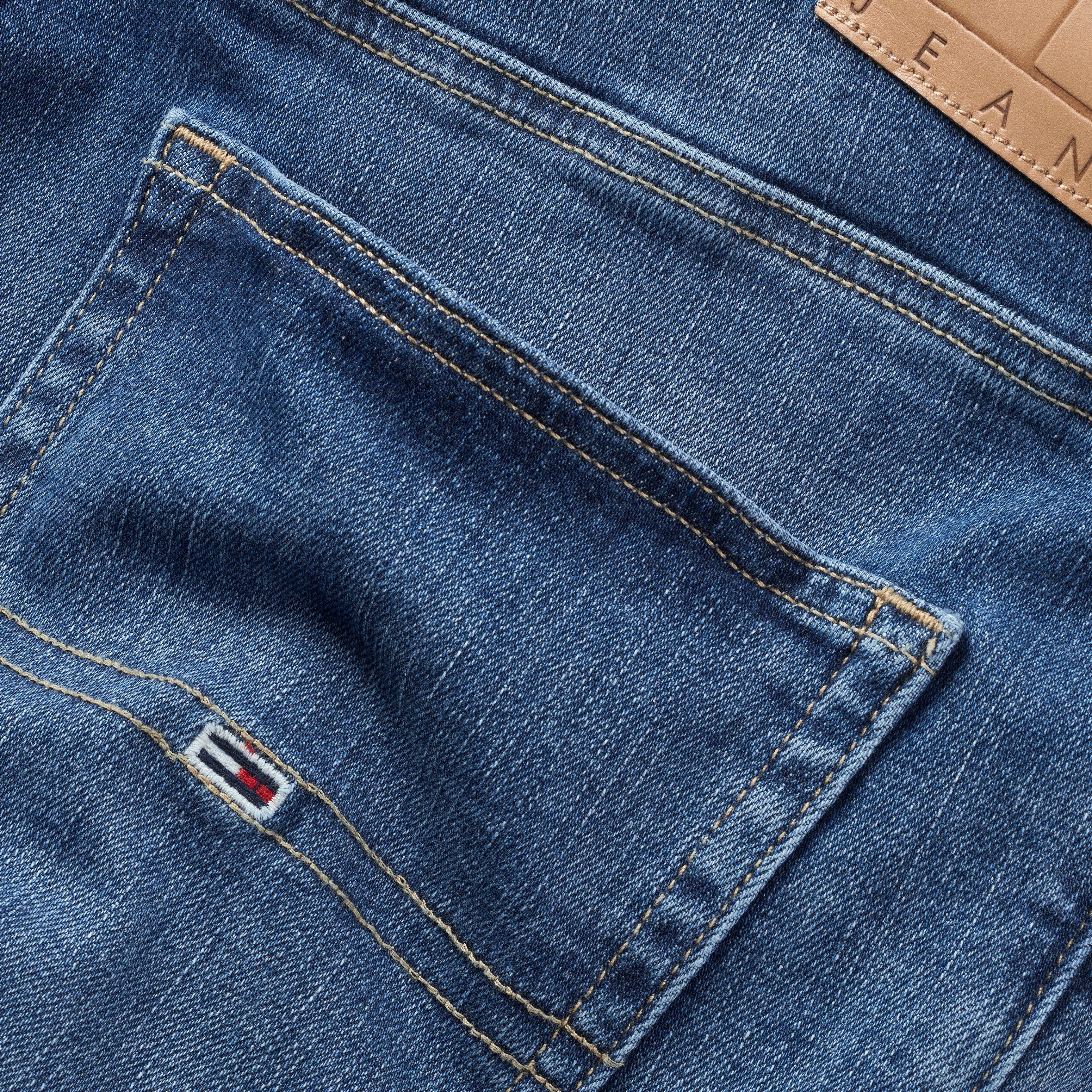 TOMMY JEANS Slim fit jeans SCANTON SLIM met gestempeld logo