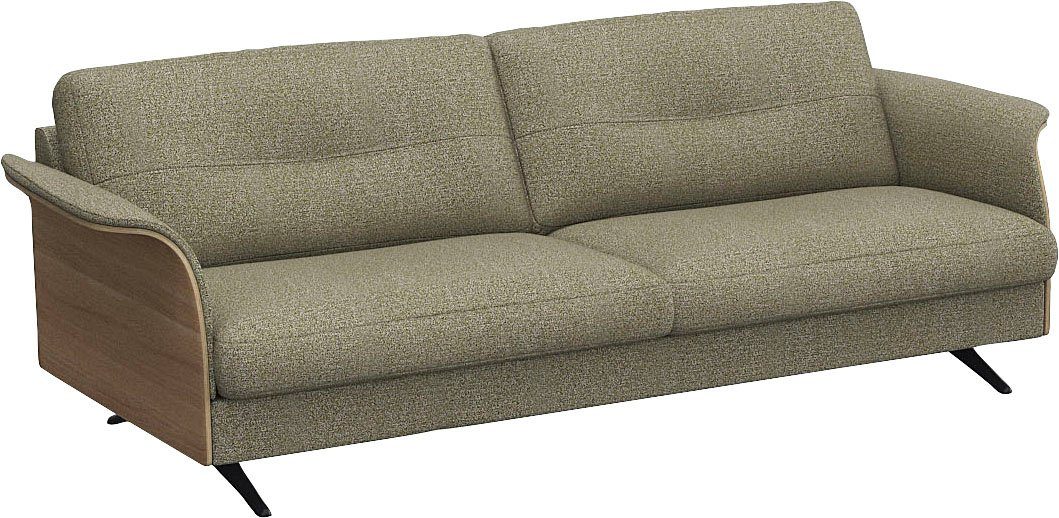 FLEXLUX 3-zitsbank Glow designbank, comfortabel en comfortabel door hoogwaardige zitconstructie