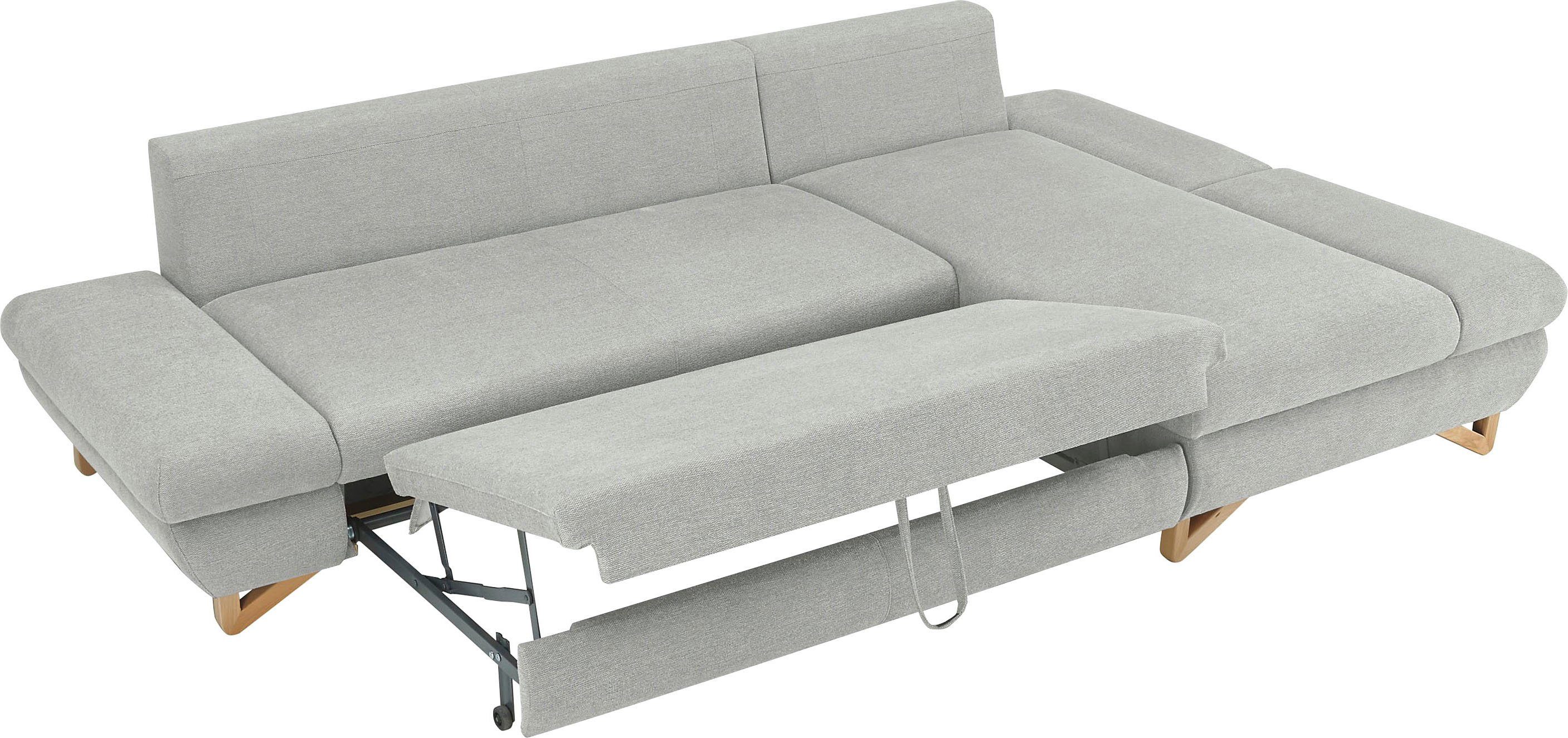 INOSIGN Slaapbank City/Giron comfortabele slaapbank (ligoppervlak 245 x 138 cm) en bedlade