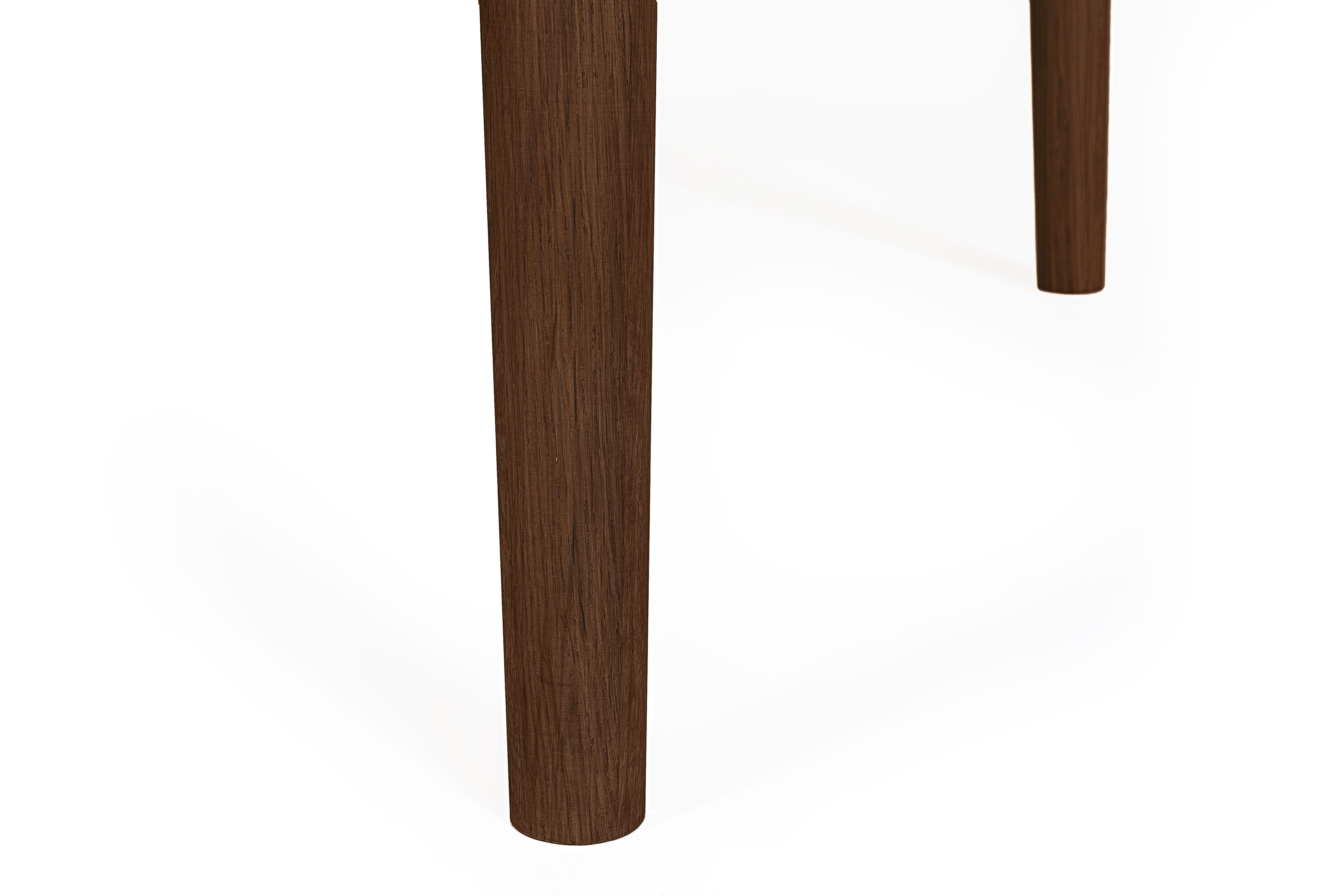 Woodman Bureau BAU chique houtfineer in notenkleur, breedte 140 cm