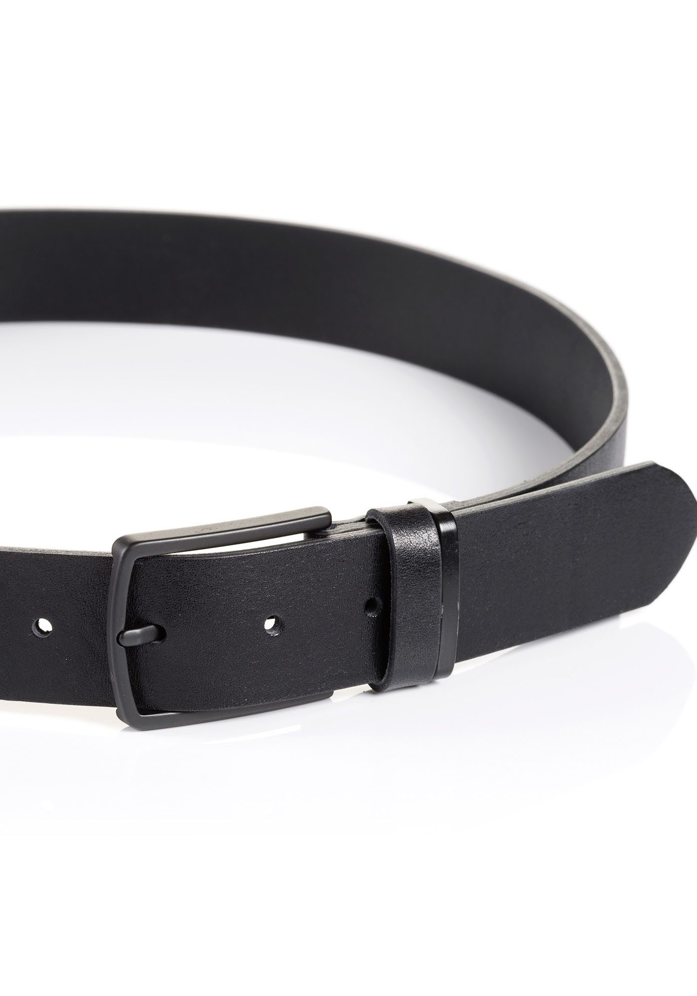 Tom Tailor Leren riem TTHenry met generfde oppervlakken