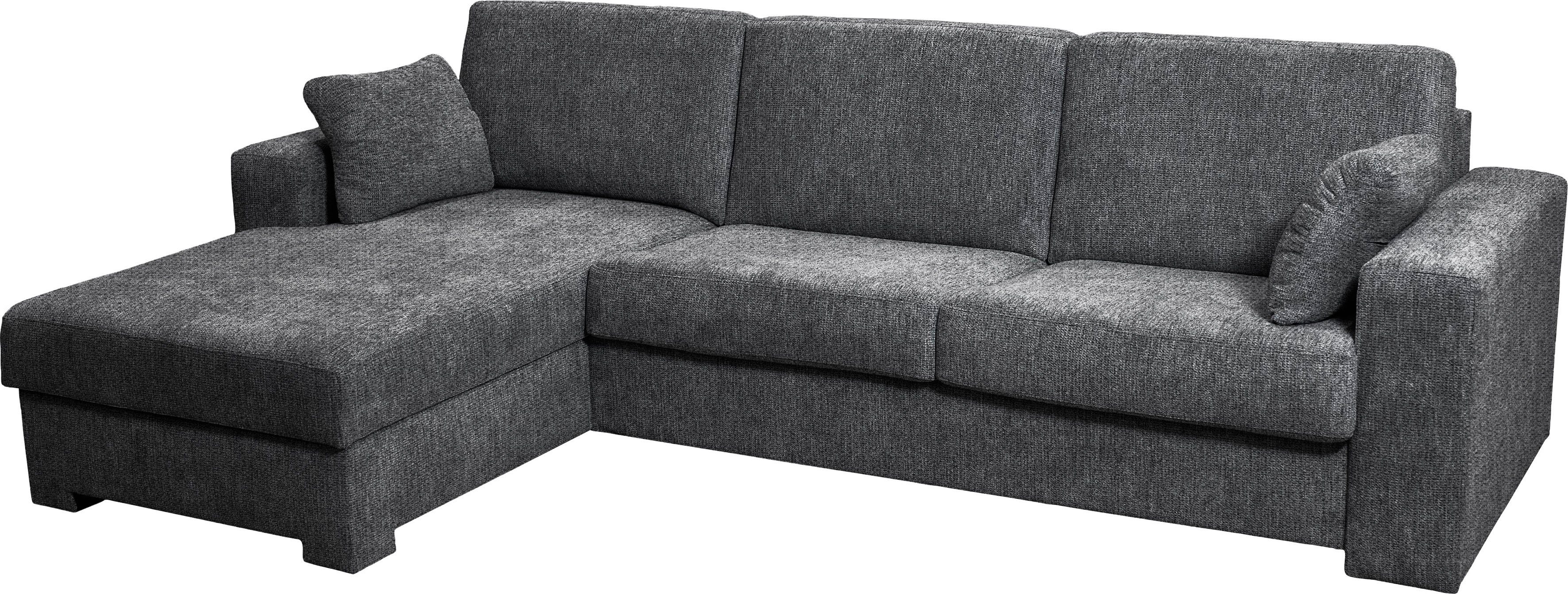 Home affaire Hoekbank Roma "L" slaapfunctie, met ondervering Matras hoogte 14 cm, ligmaat ca 163x198 cm, L-vorm