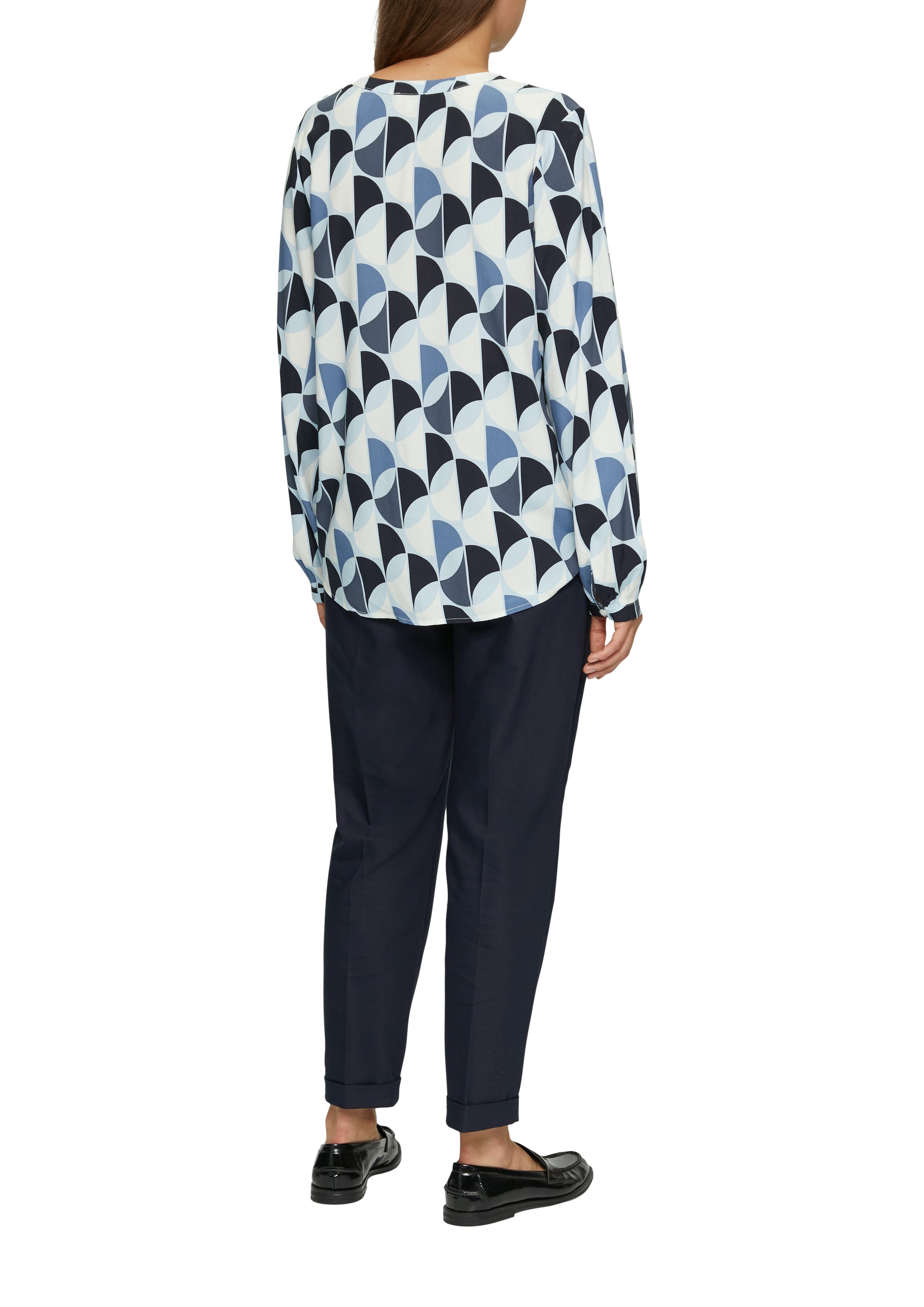 s.Oliver Blouse met lange mouwen met print all-over