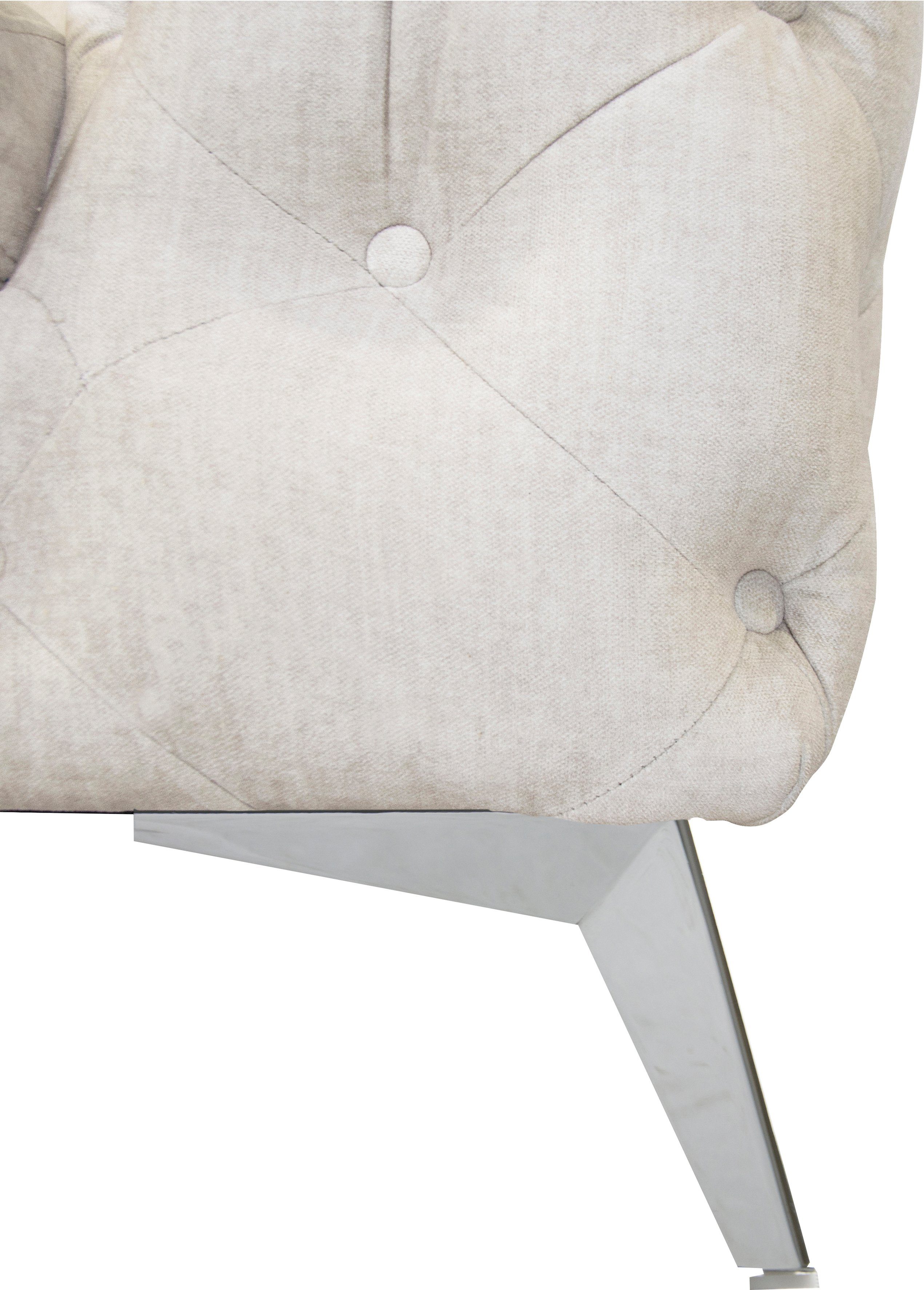 Leonique Chesterfield-fauteuil Glynis Fauteuil luxueuze capitonnage, moderne chesterfield look, kleur van de poten ter keuze