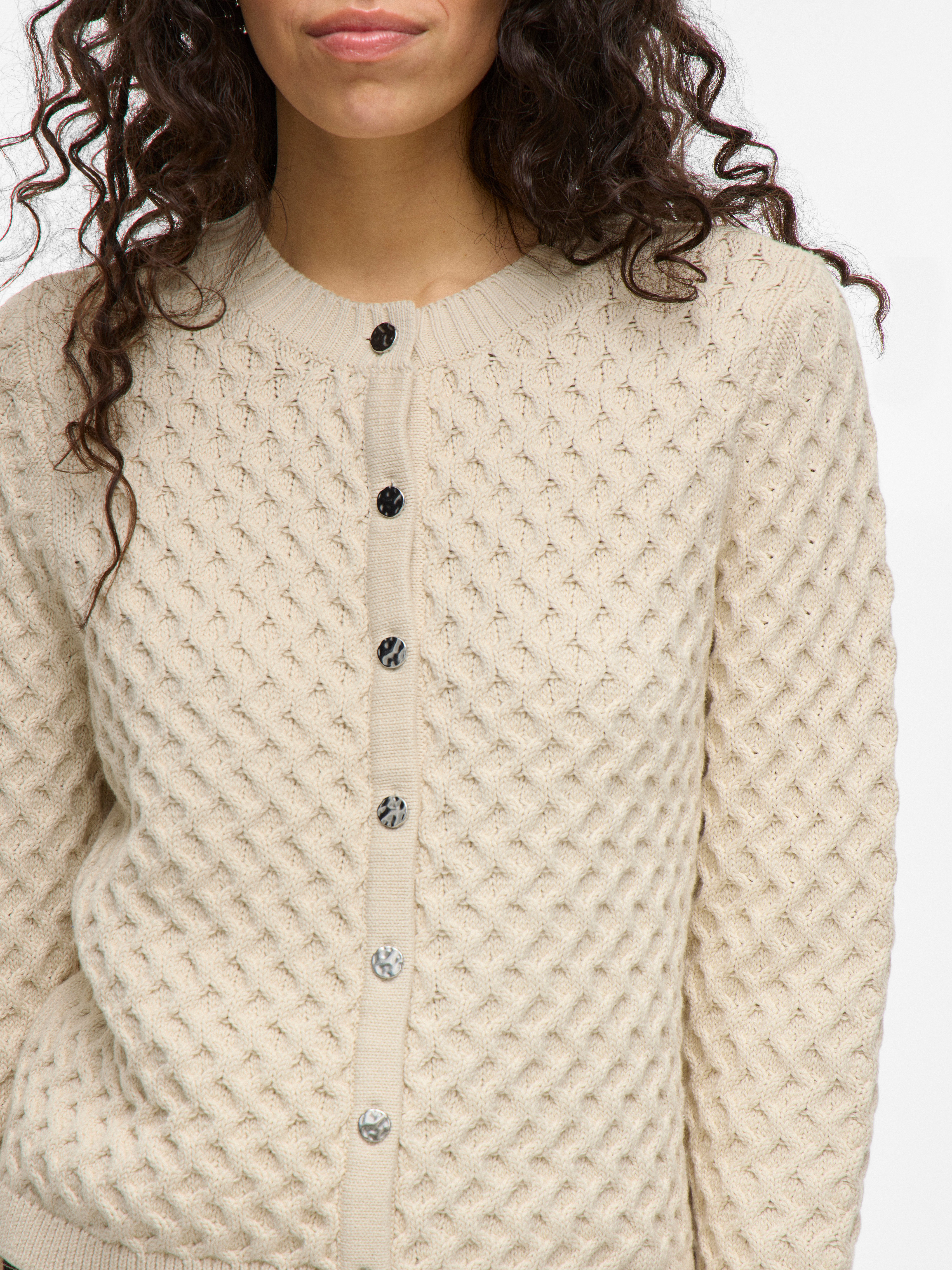 Vila Vest VIKALI L/S O-NECK KNIT BUTTON CARDIGAN