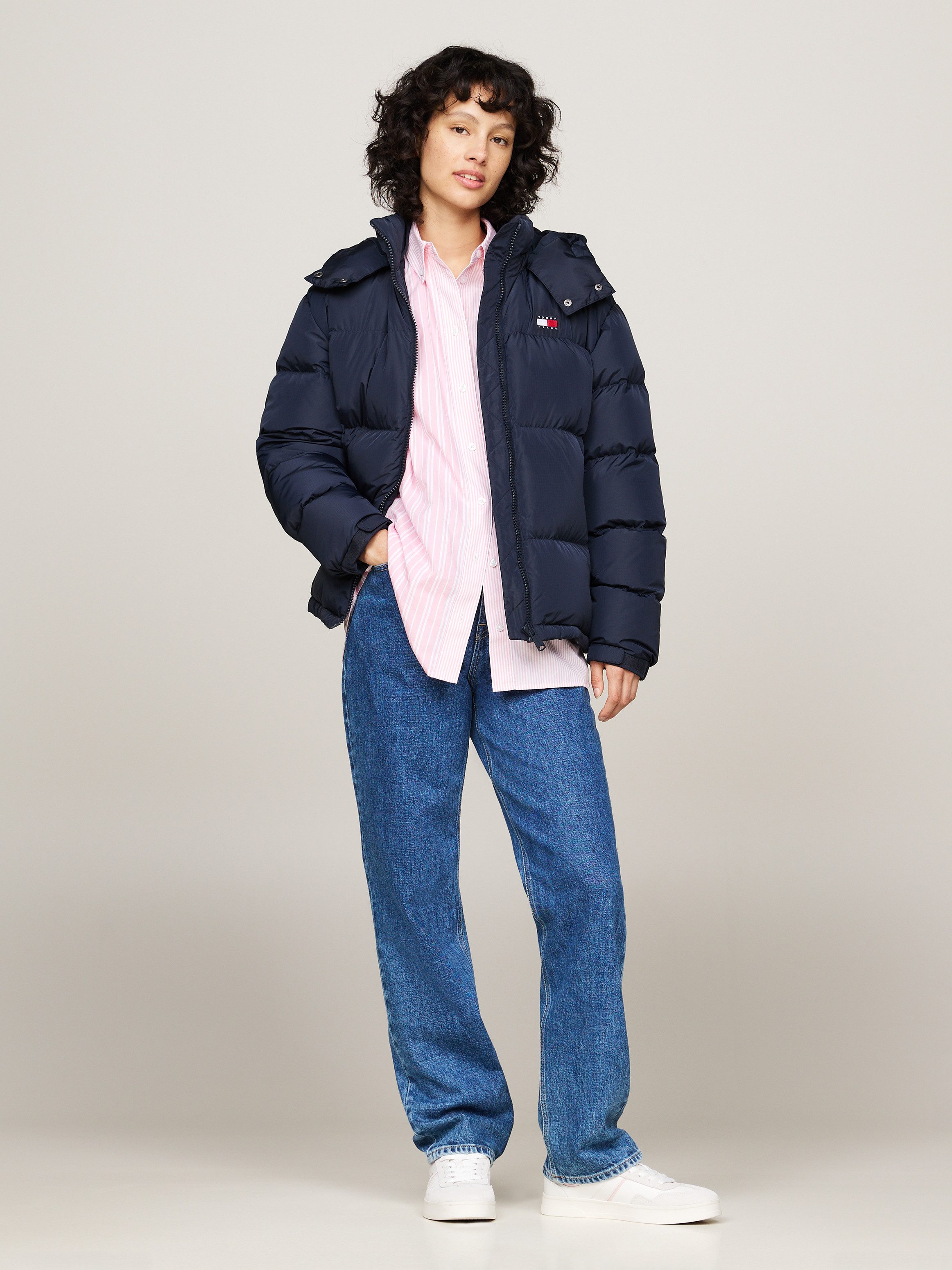 Tommy Jeans Curve Gewatteerde jas TJW ALASKA PUFFER EXT