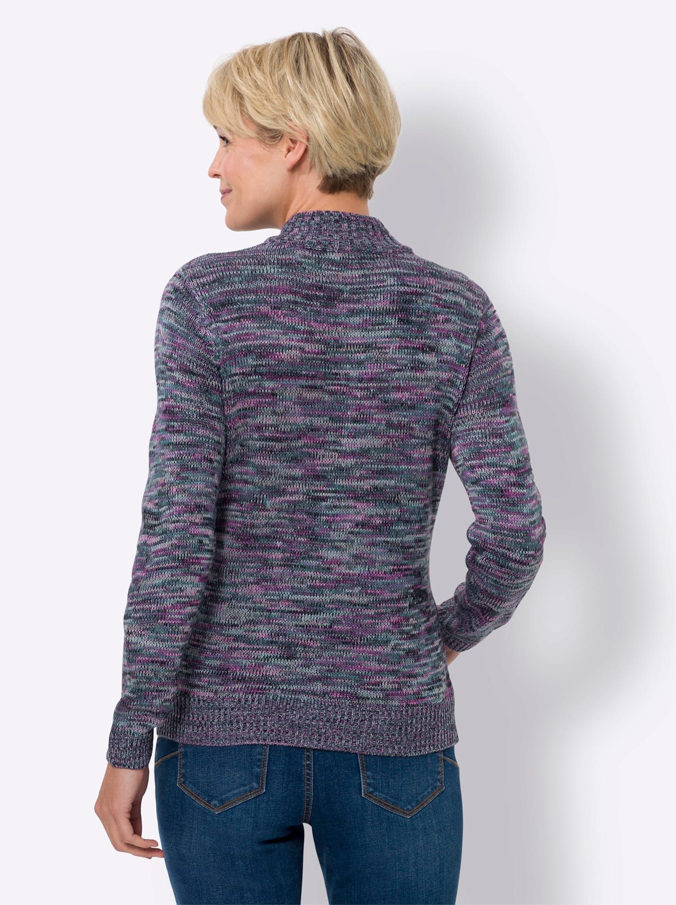 Classic Basics Gebreide Trui met opstaande kraag