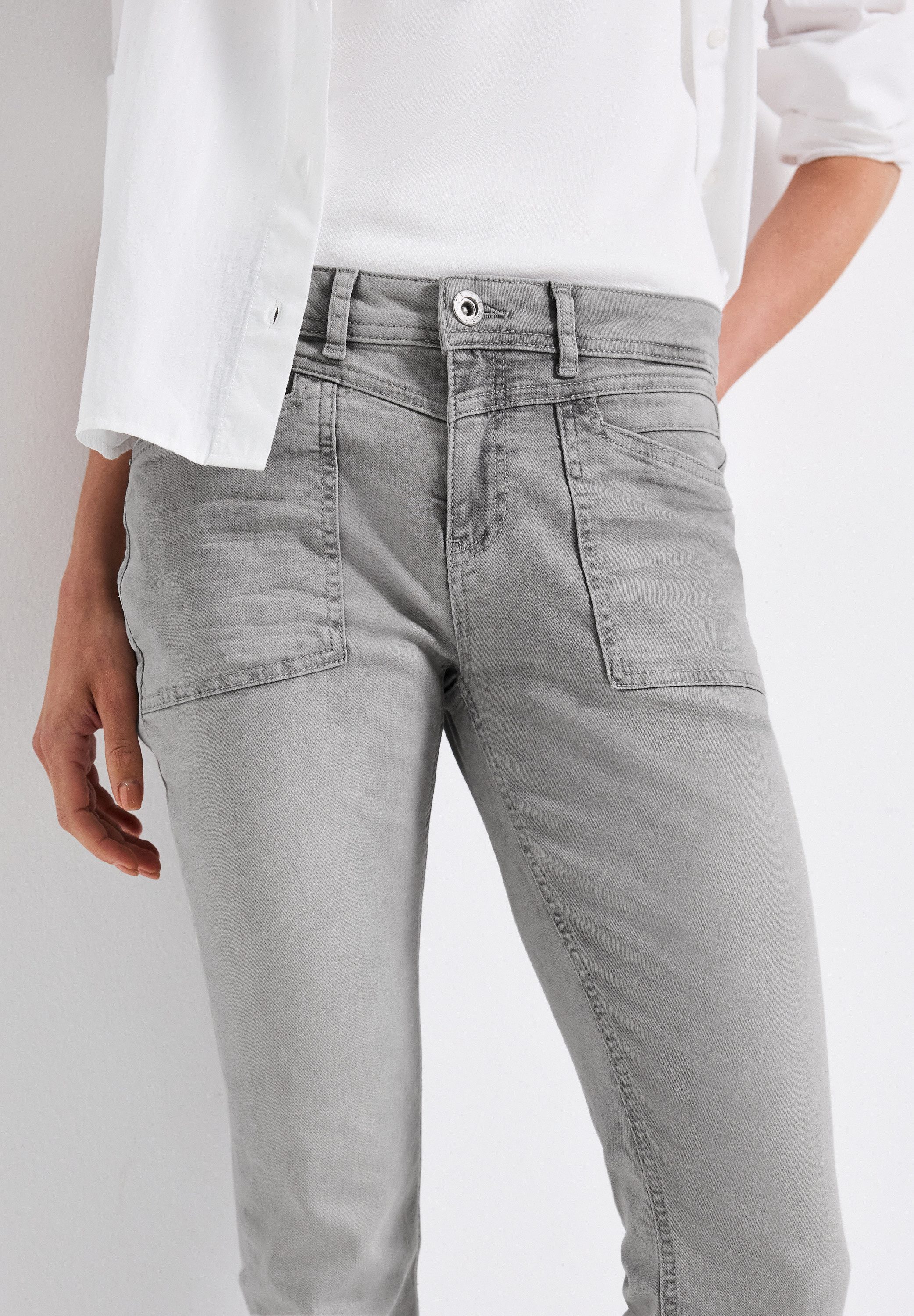 STREET ONE Regular fit jeans Style Jane in five-pocketsstijl
