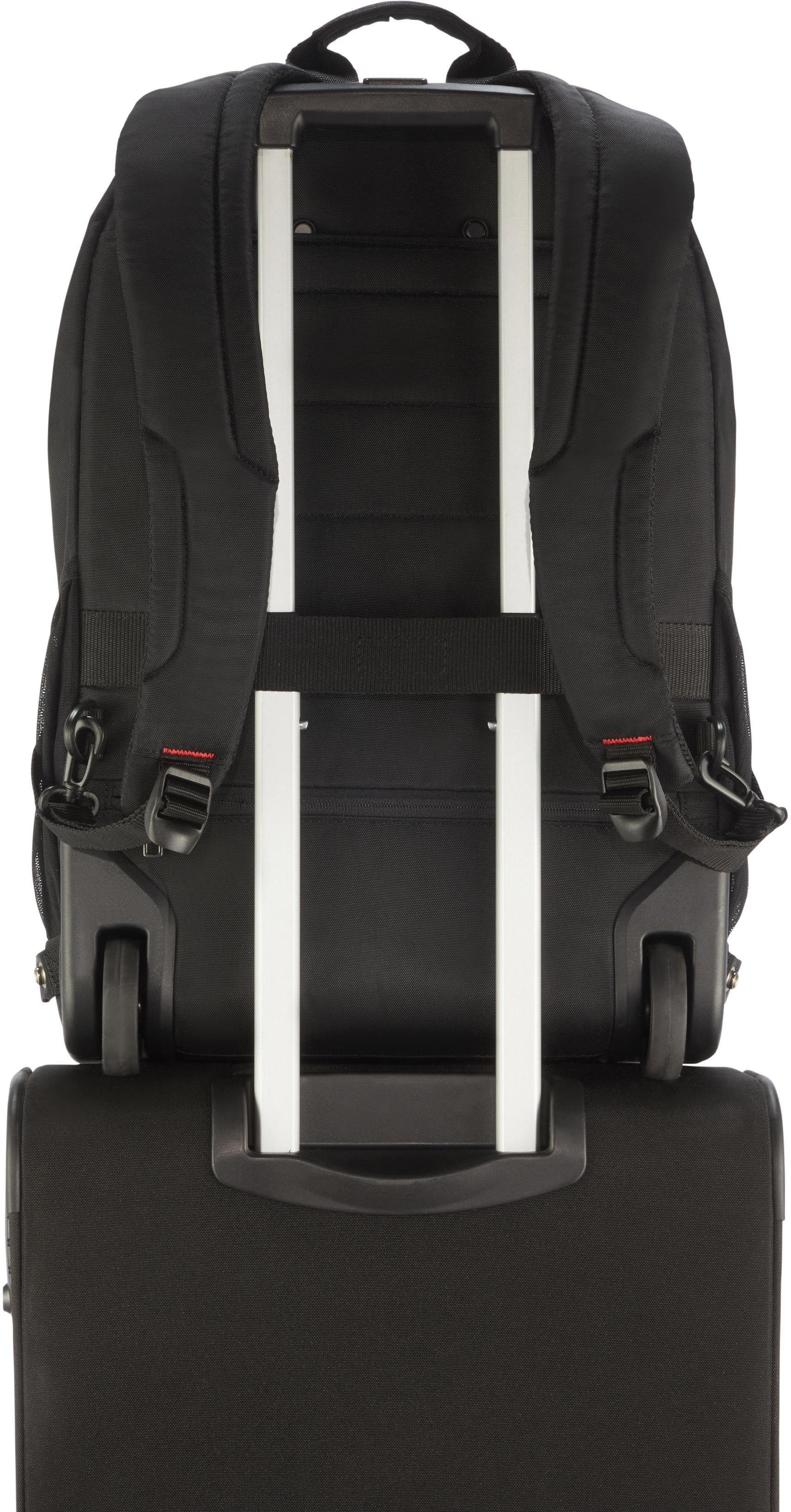 Samsonite Laptoprugzak Guardit 2.0, zwart, met 2 wielen en trolleyfunctie