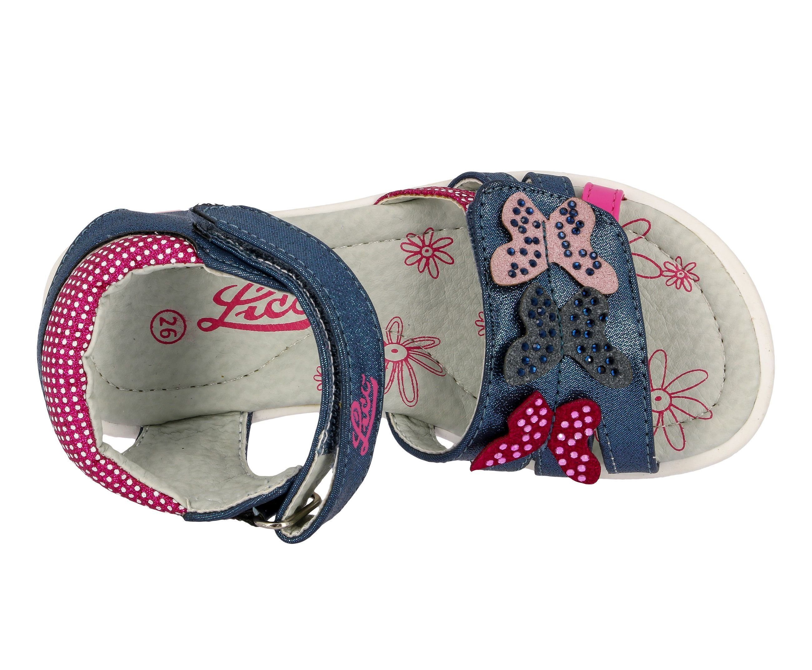 Lico Sandalen Lindsey V - marine/pink/roze