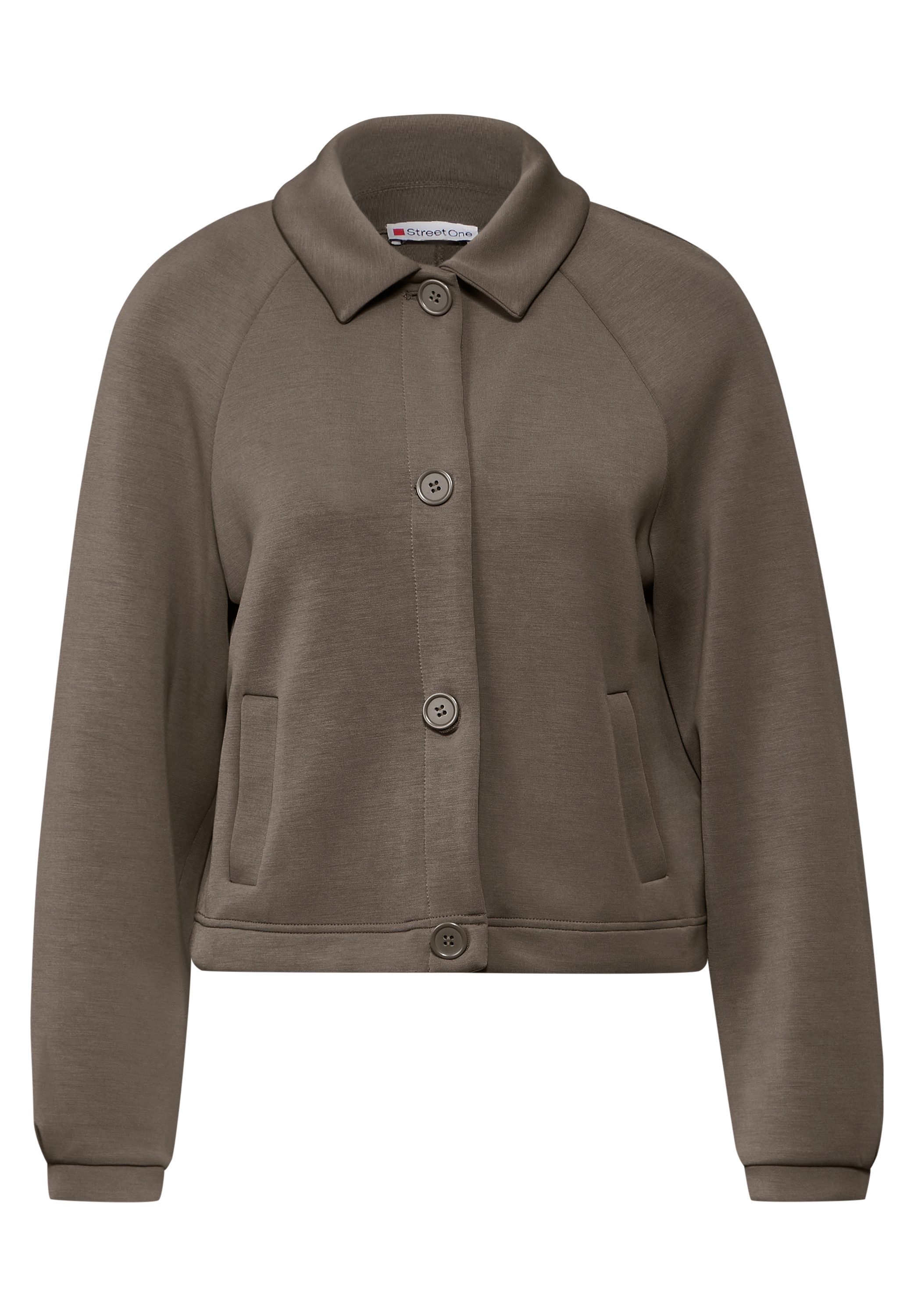STREET ONE Sweatvest in silk-look