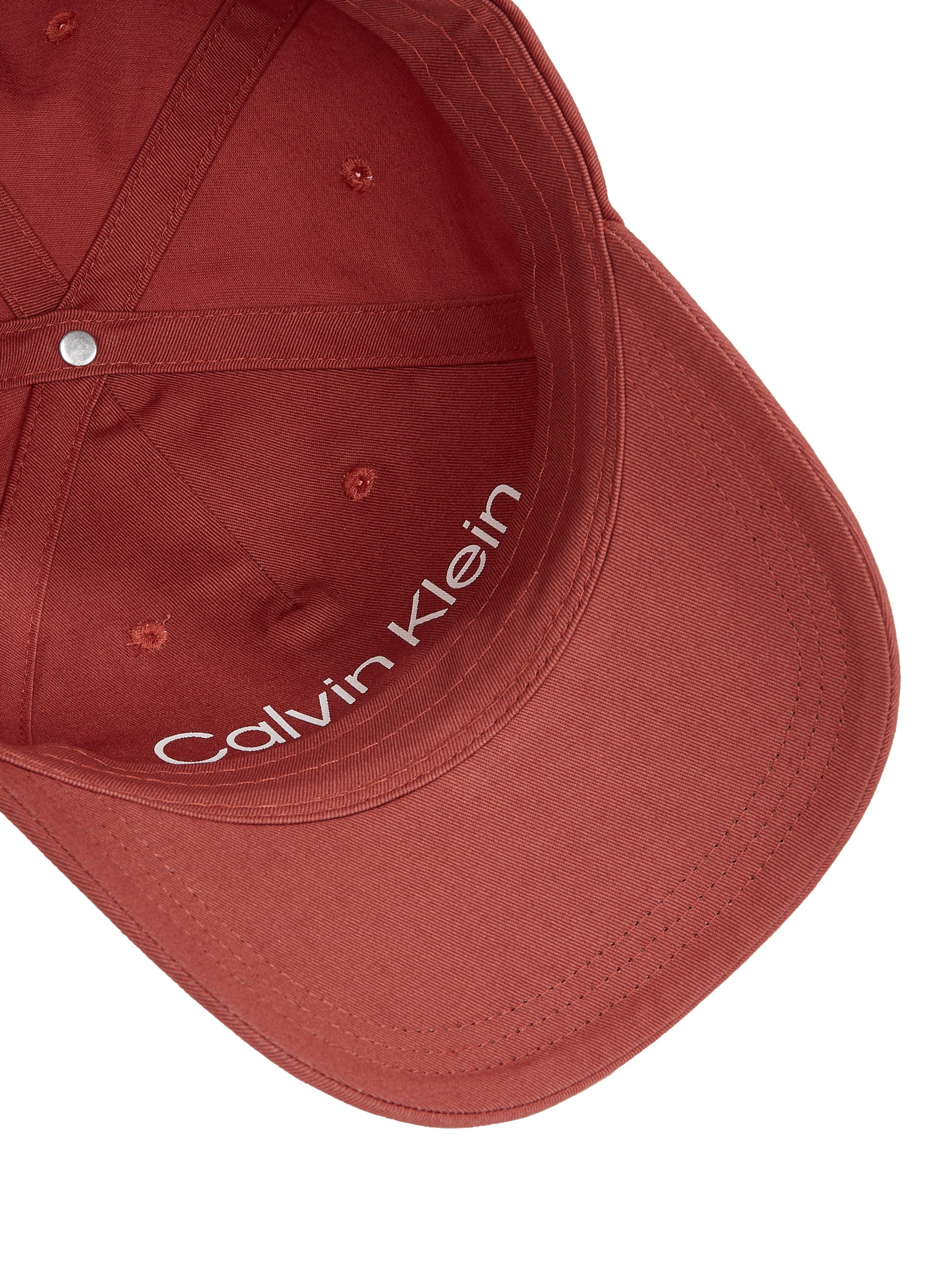 Calvin Klein Baseball pet CK METAL COTTON CAP Logoprand op de klem sluiting