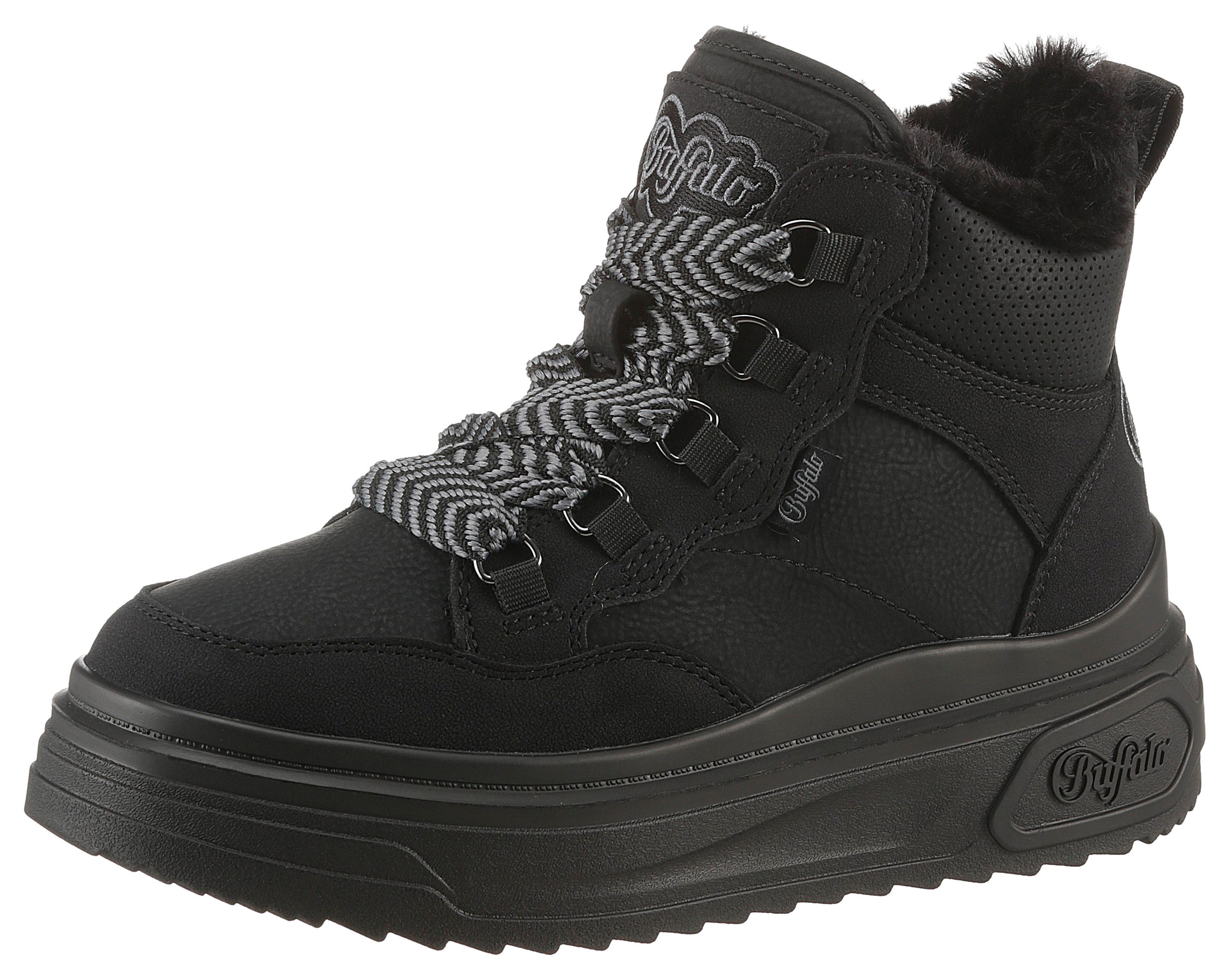 Buffalo Veterschoenen VECTRA MID WARM winterlaarzen, high top sneaker in vegan-verwerking