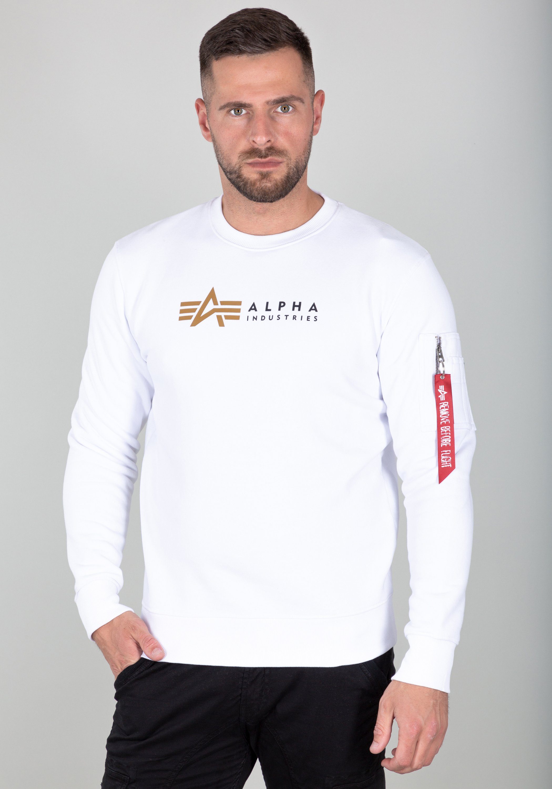 Alpha Industries Sweater Alpha Industries Men Sweats Alpha Label Sweater