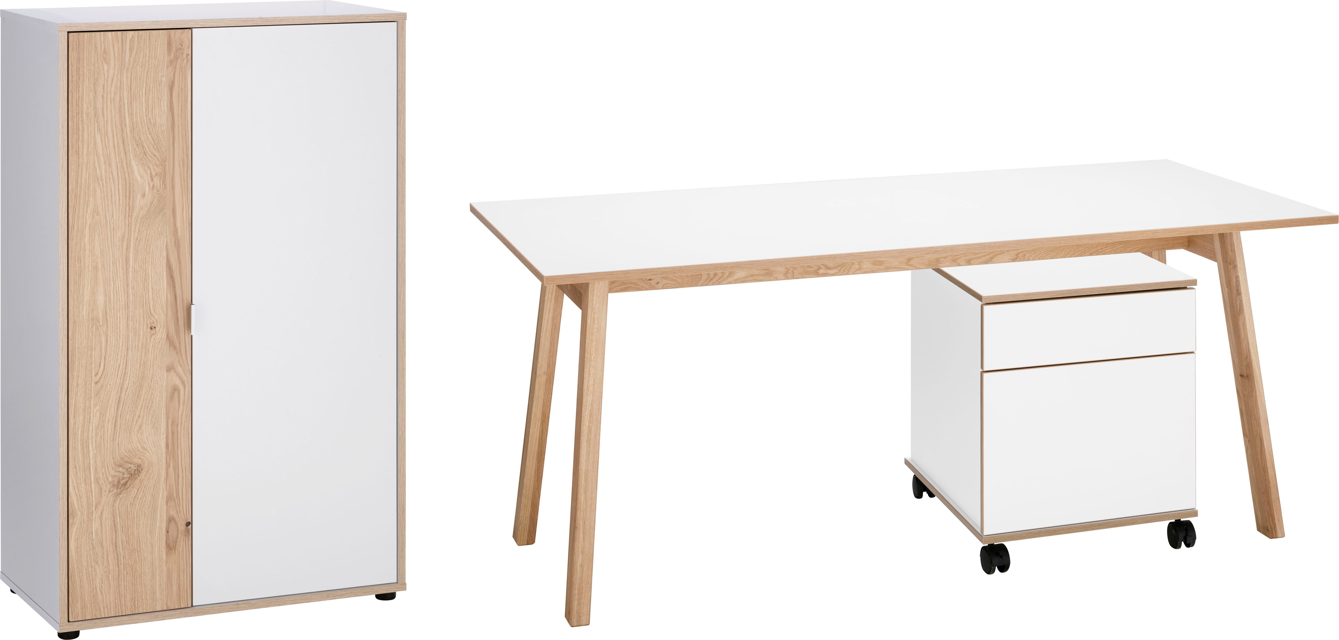 VOGL Möbelfabrik Kantoormeubelset Trelle (set, 3-delig) kantoorsets wit