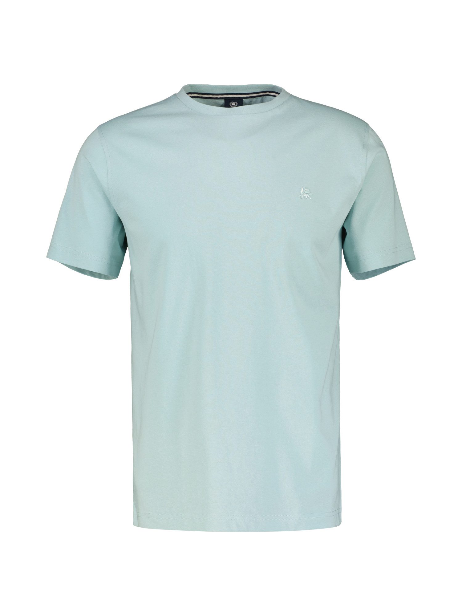 Lerros T-shirt LERROS basic T-shirt met logostiksel, effen