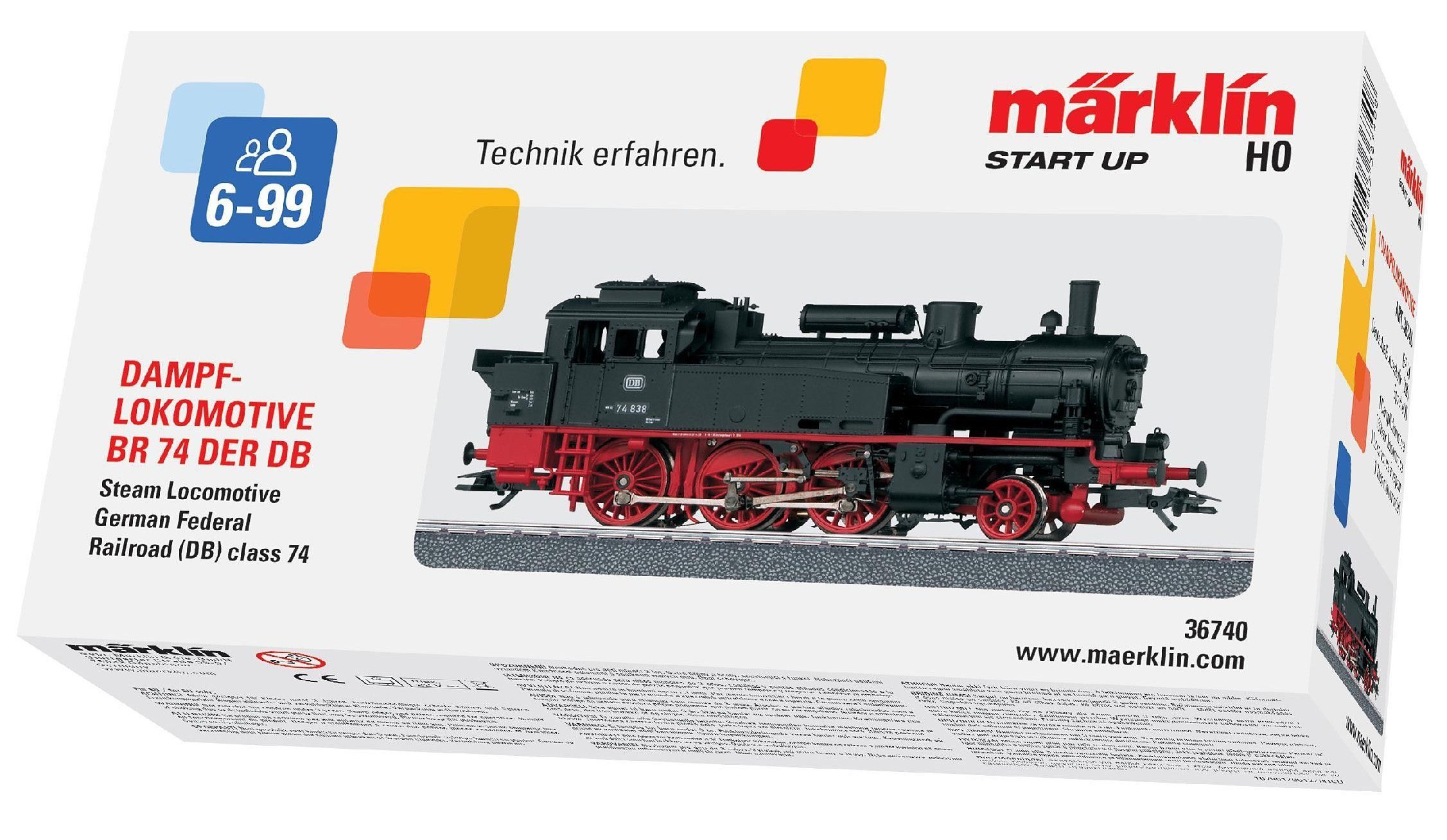 Märklin Tenderlocomotief Märklin start up - BR 74, DB - wisselstroom - 36740