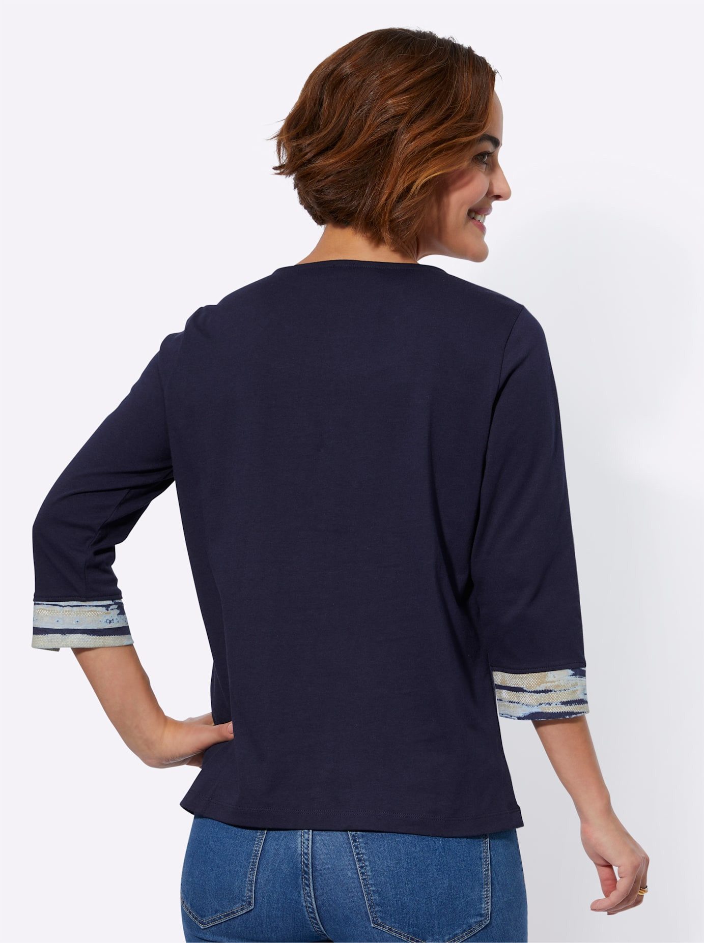 Classic Basics Shirt met 3 4 mouwen Shirt (1-delig)