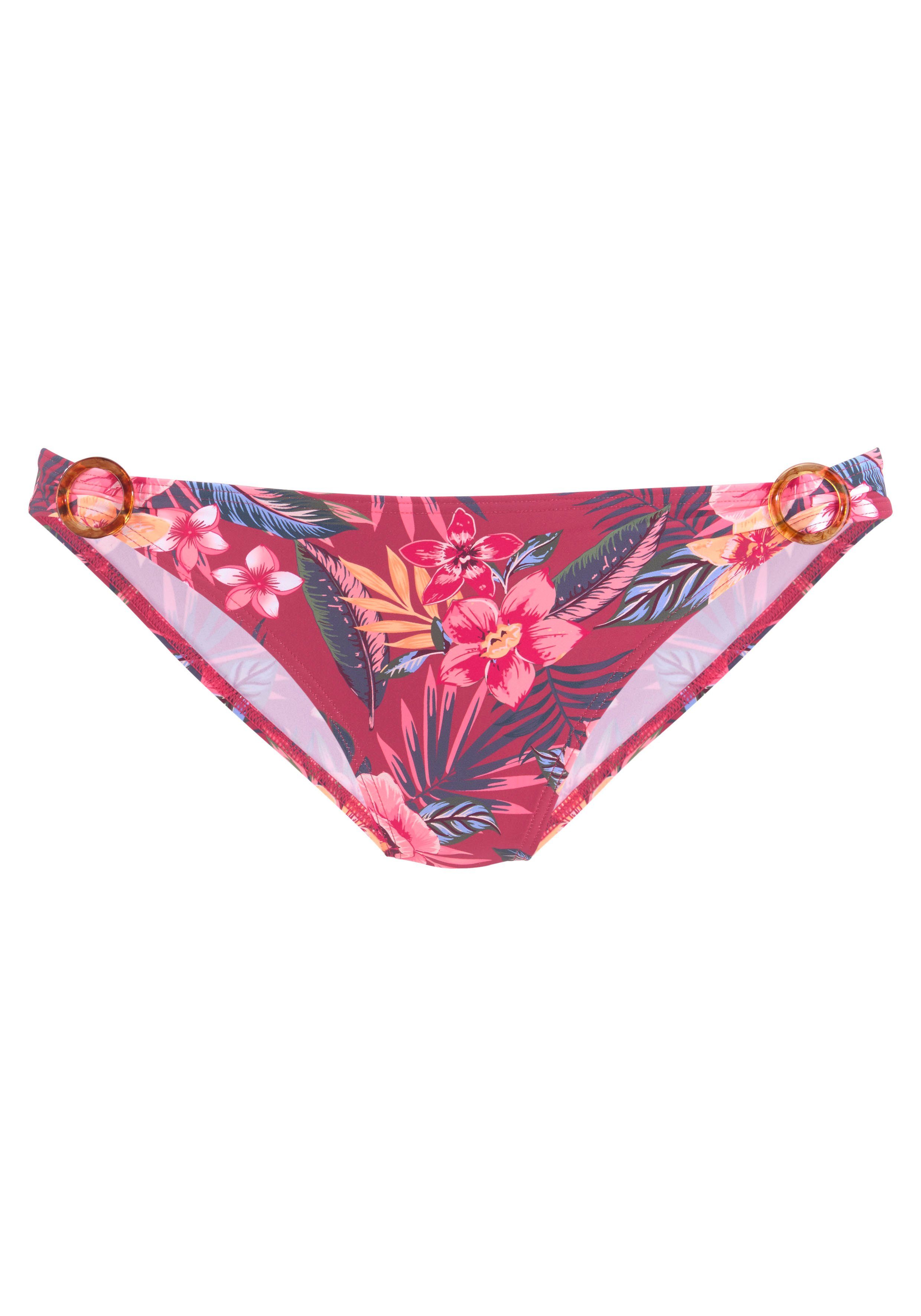 s.Oliver RED LABEL Beachwear Bikinibroekje MARIKA met sierringen opzij