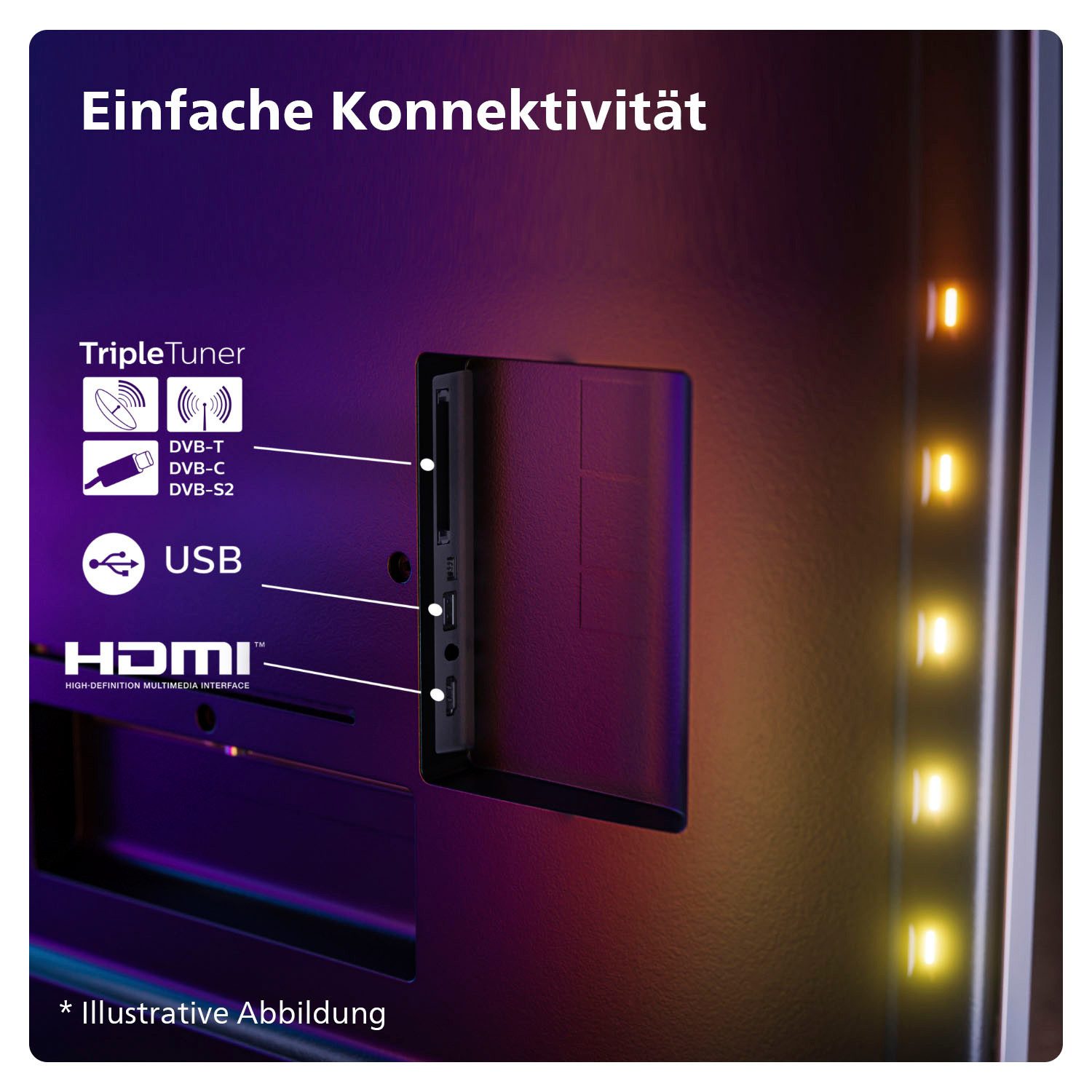 Philips OLED-TV, 194 cm / 77", 4K Ultra HD, Smart TV - Google TV