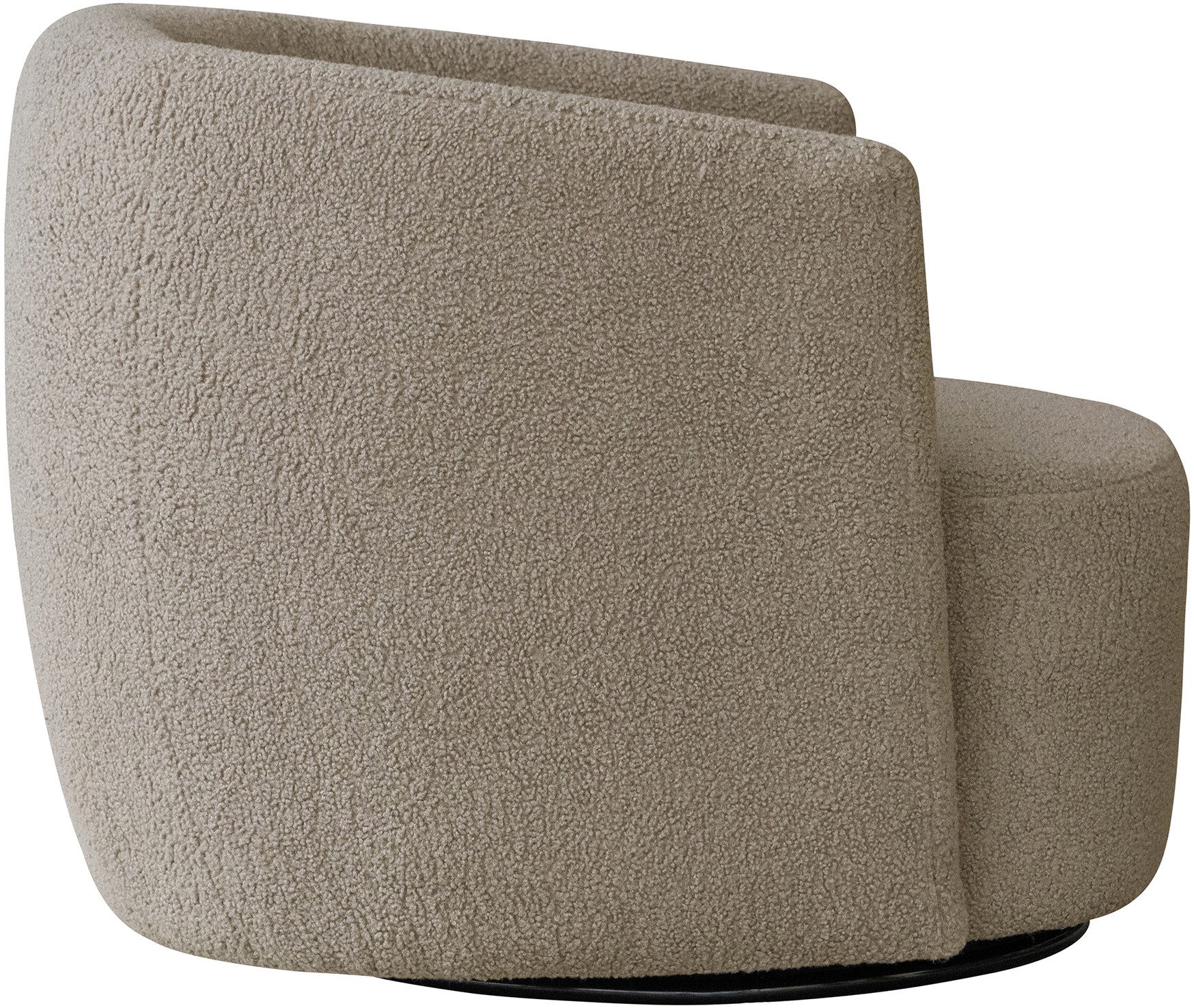 Kayoom Draaibare fauteuil Stoel Aveiro 125, BESTSELLER!, teddystoel, bohem, scandy knuffelzacht teddy-stof, comfortabel gepolsterd, minimalistisch (1 stuk)