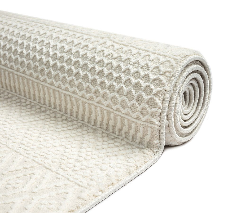The carpet Vloerkleed Lima Designer tapijt Flor 1 van gerecycled polyester, wasbaar