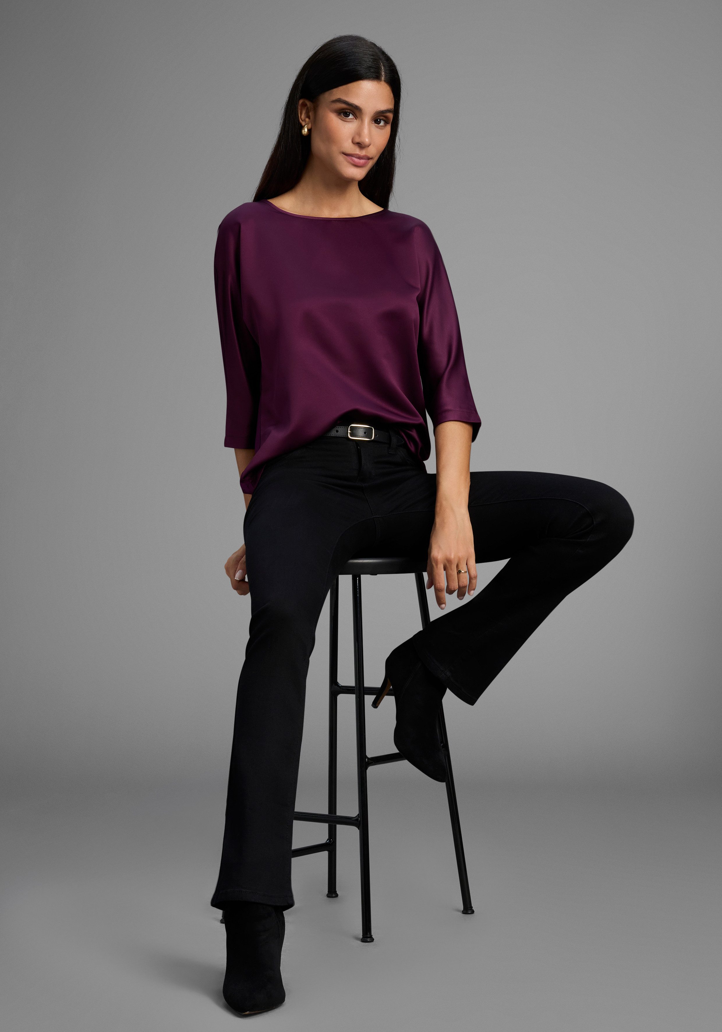 Laura Scott Satijnen blouse