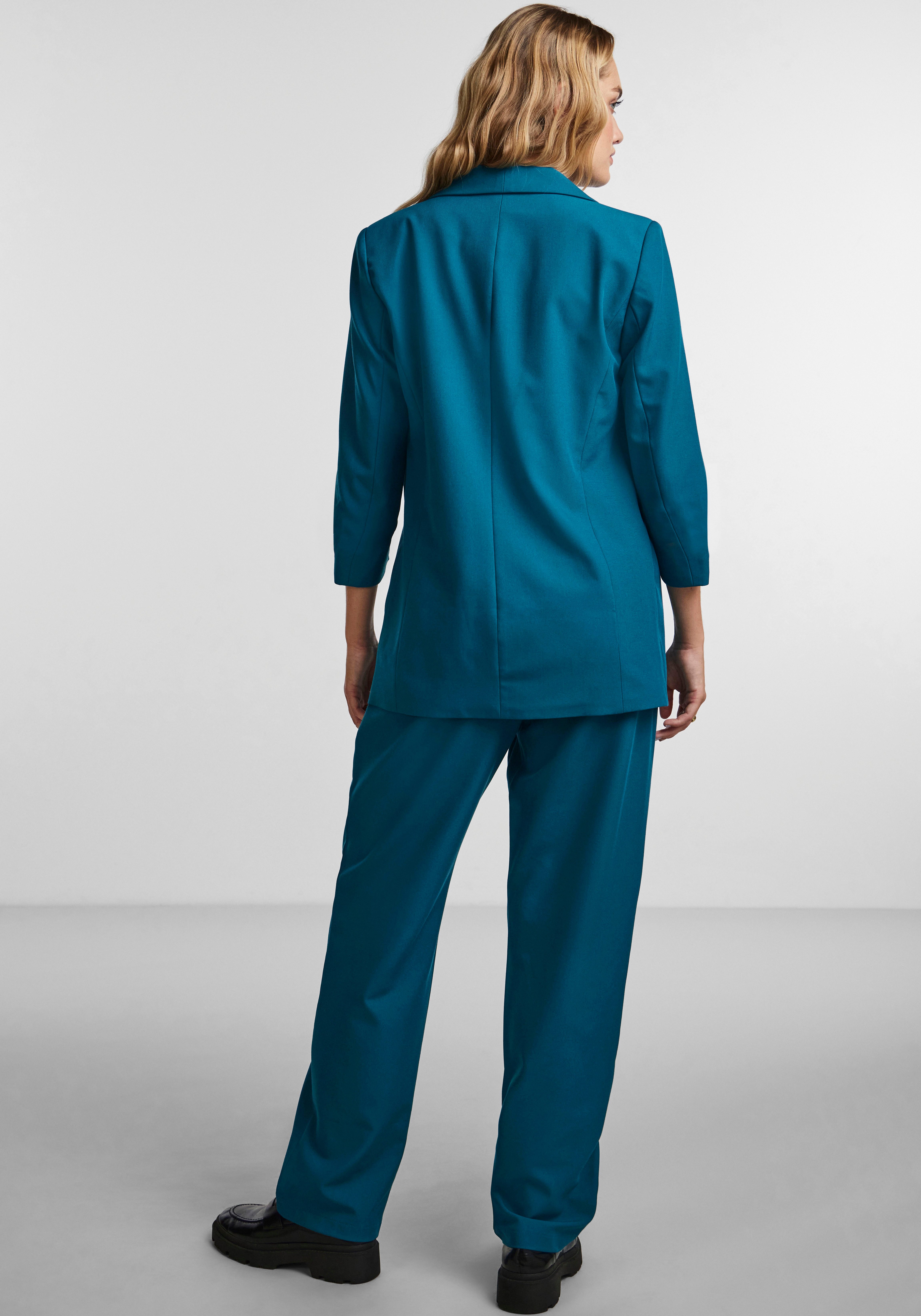 pieces Blouseblazer PCBOSELLA 3/4 BLAZER NOOS met plooidetail op de mouw