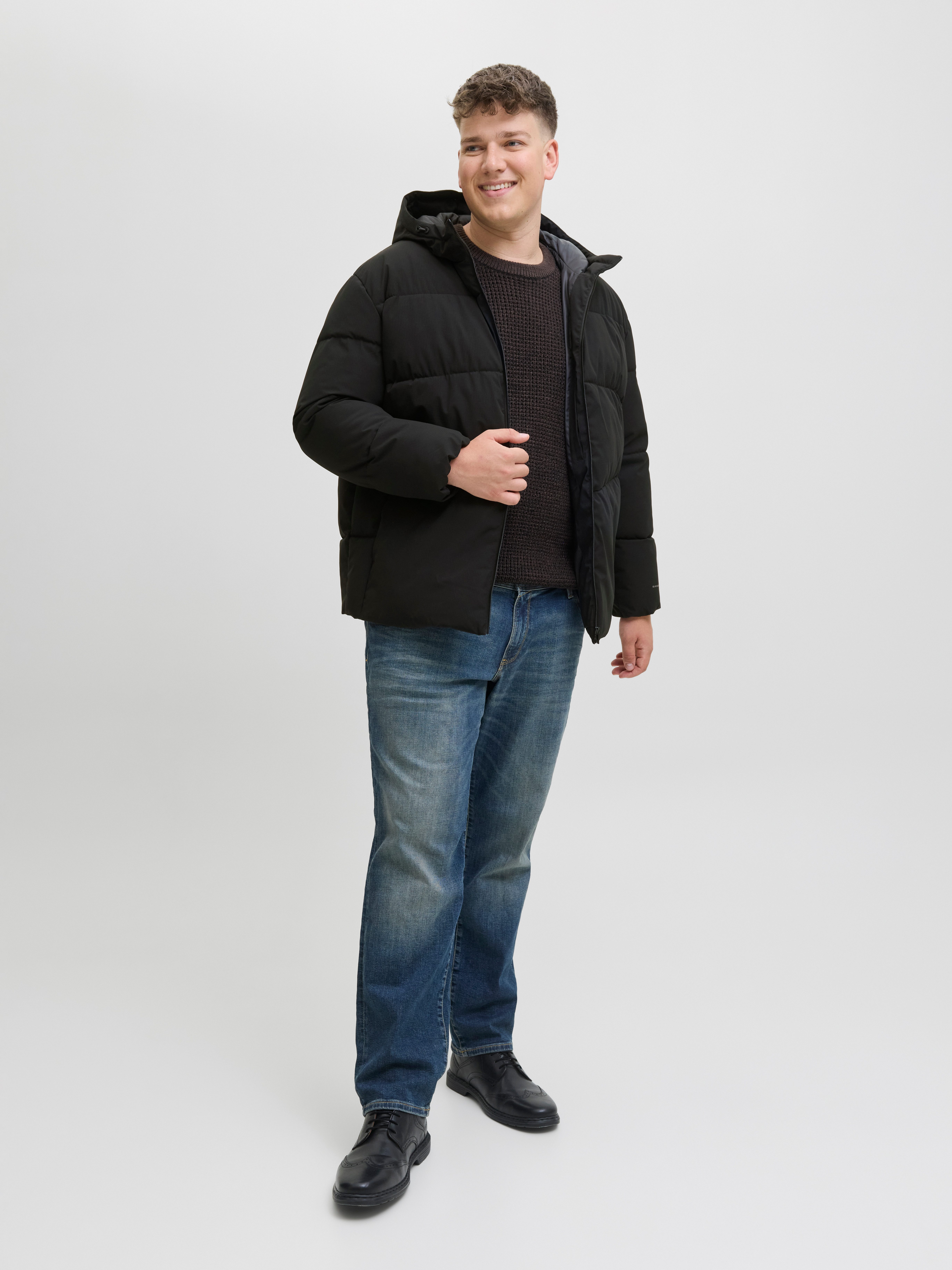 Jack & Jones PlusSize Gewatteerde jas JJGLOBAL PUFFER JACKET PLS