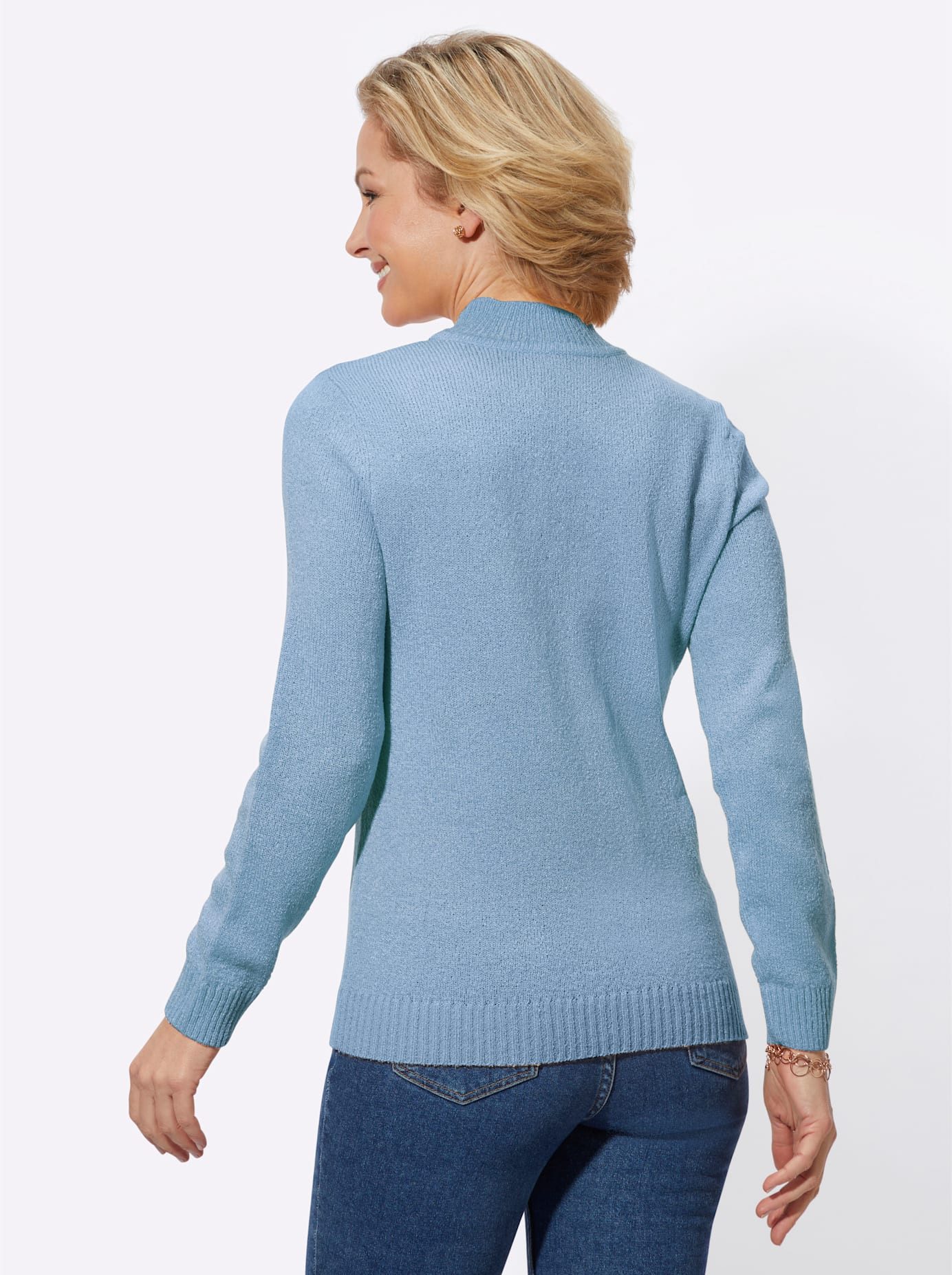 Classic Basics Trui met staande kraag Trui