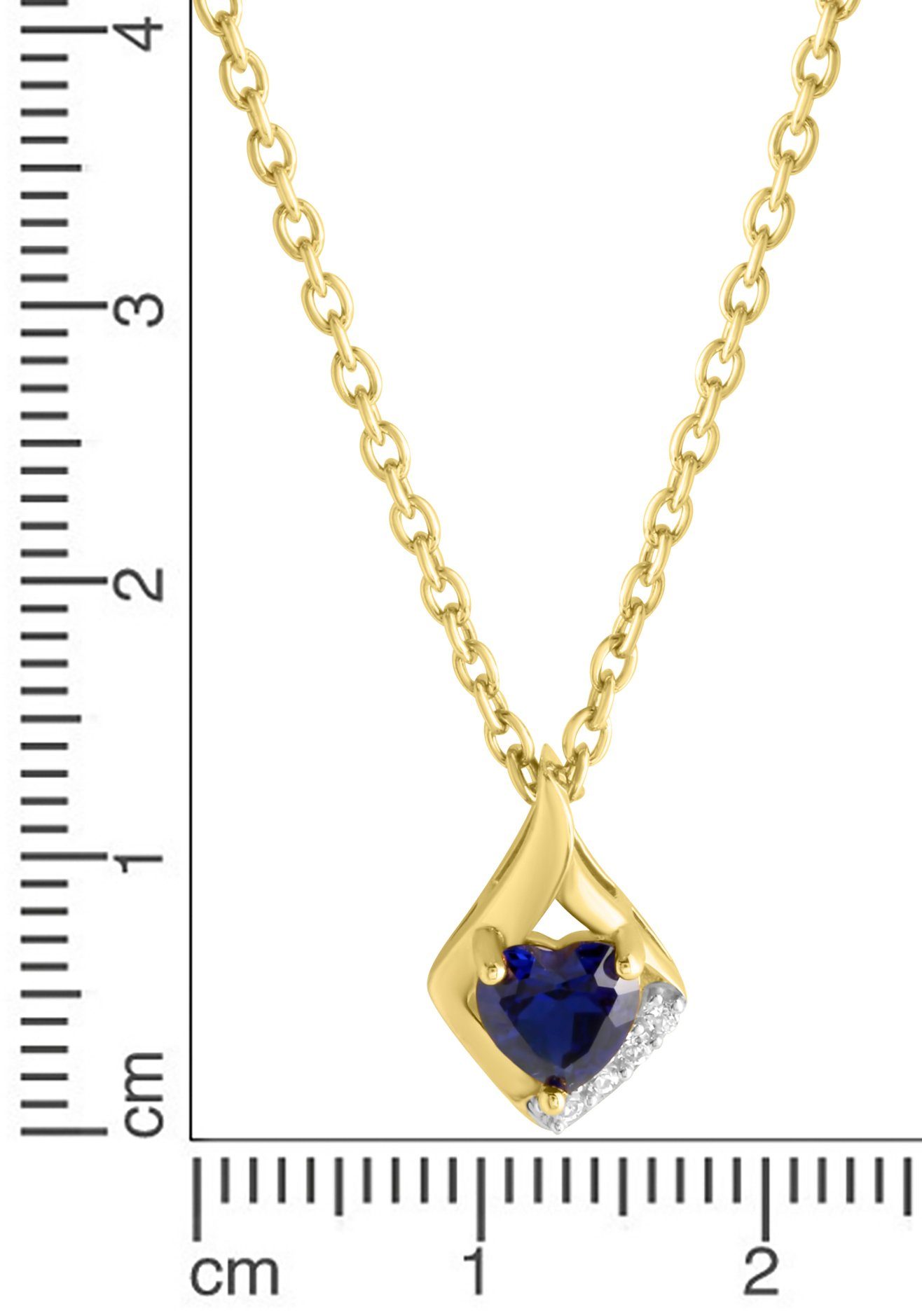 Firetti Ketting met hanger Sieraad cadeau zilver 925 halssieraad halsketting ankerketting hart